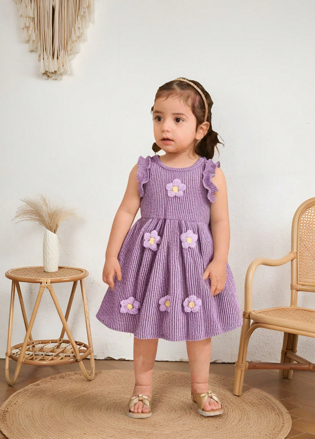 Світло-фіолетова сукня SHEIN (340692250)