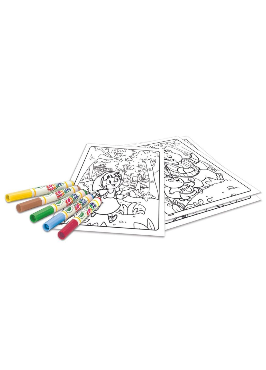 Набір для творчості Розмальовка Color Wonder Улюблені казки 18 сторінок (75-2816) Crayola (254068235)