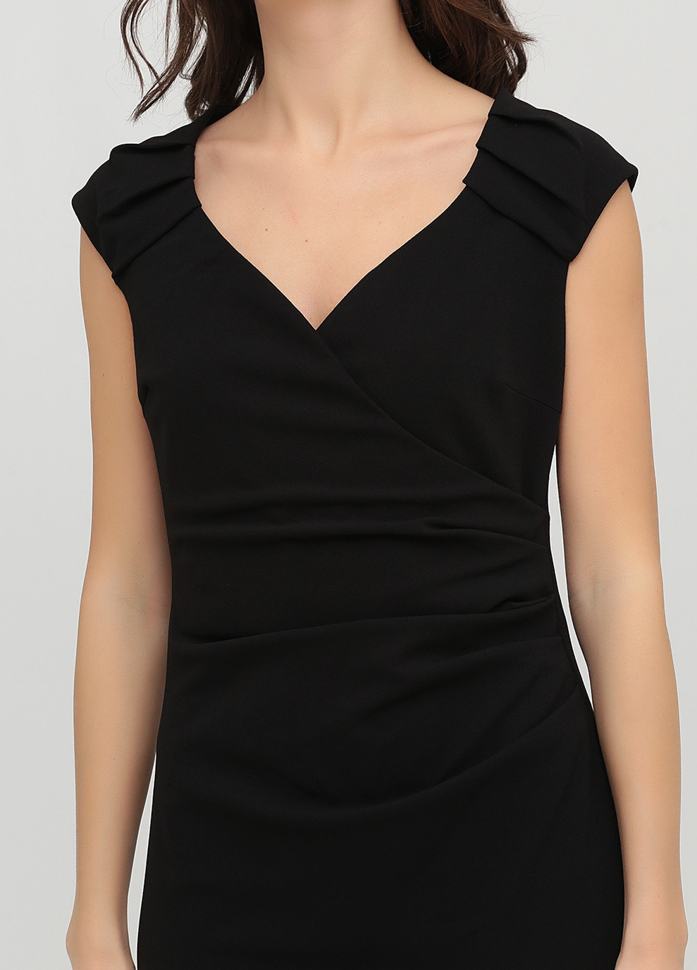 Черное деловое платье однотонное Jessica Wright