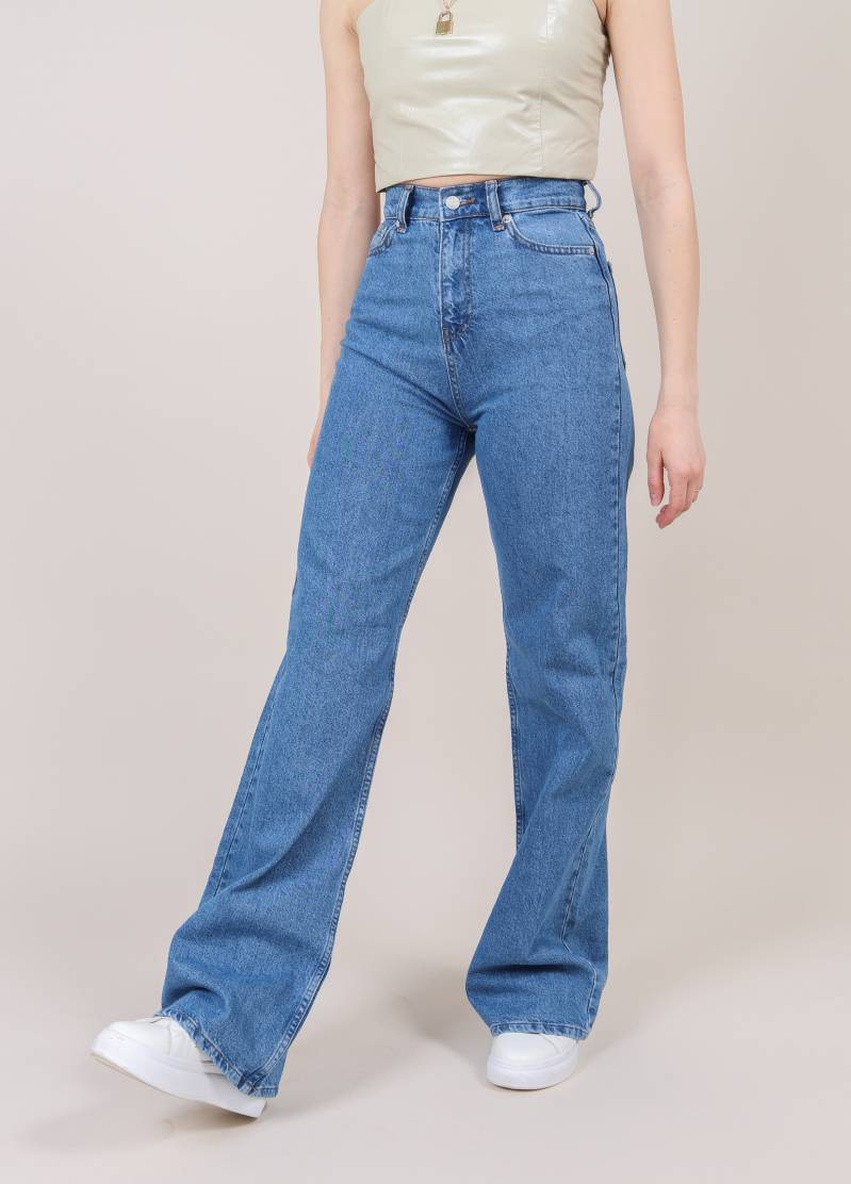 Вільні широкі джинси "Палермо" ROMASHKA, Темний джинс, 40, L (4976) Ромашка (224559246)