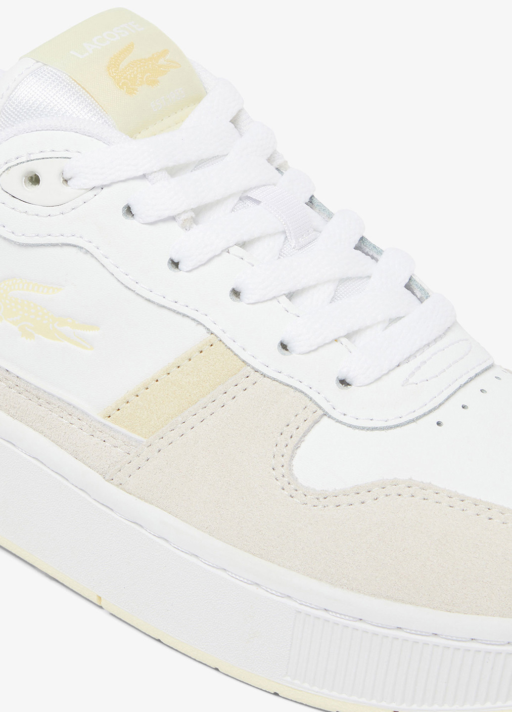 Кроссовки Lacoste T Clip Platform белые демисезоны (363646879)
