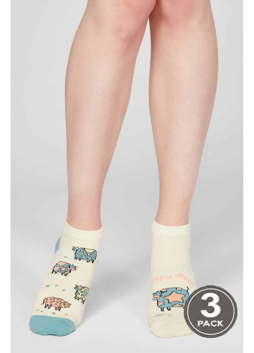 Шкарпетки жіночі бавовняні SOCKS LOW 113 (3пари) Legs (254993878)