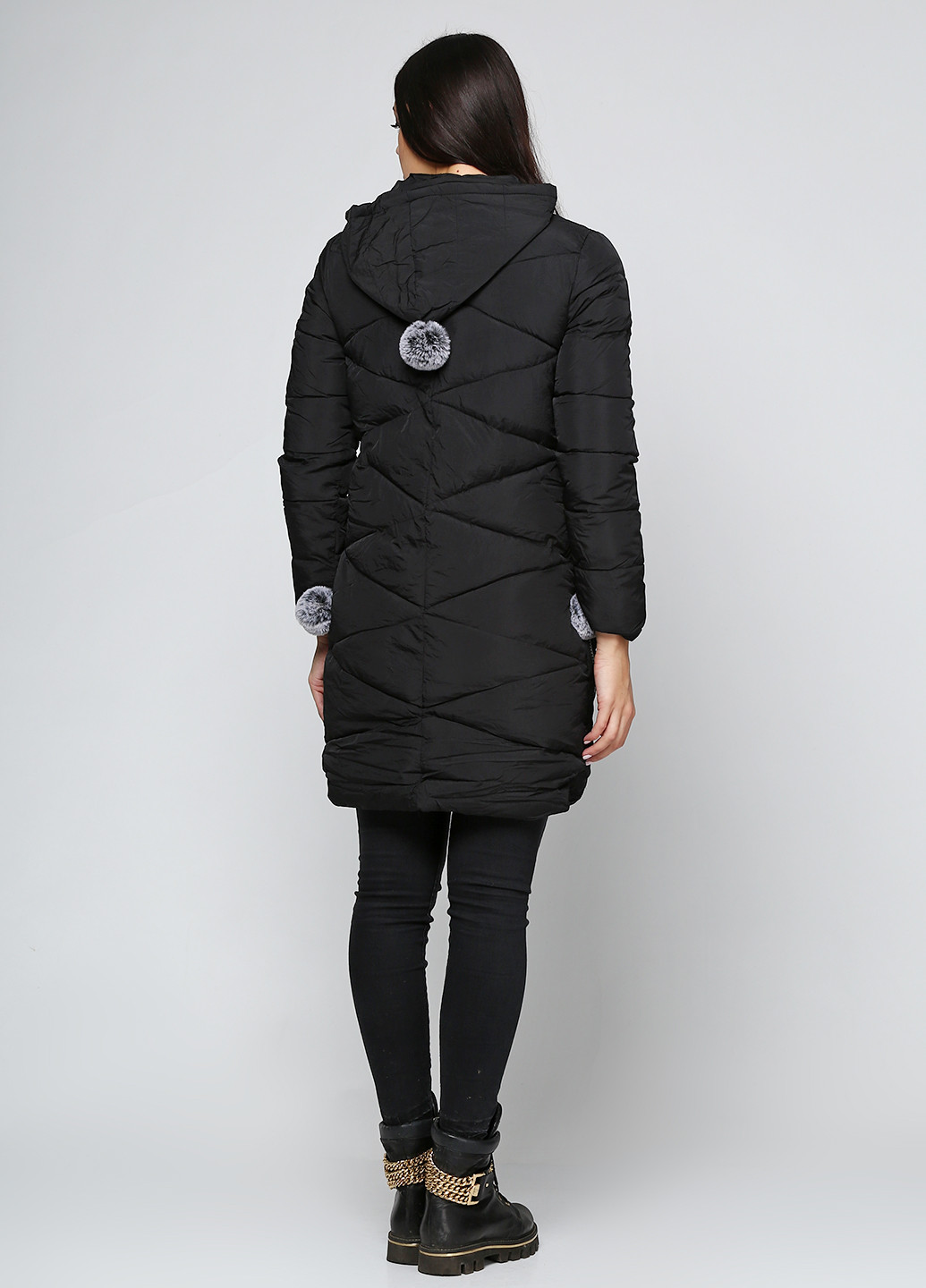 Черная зимняя куртки Altum