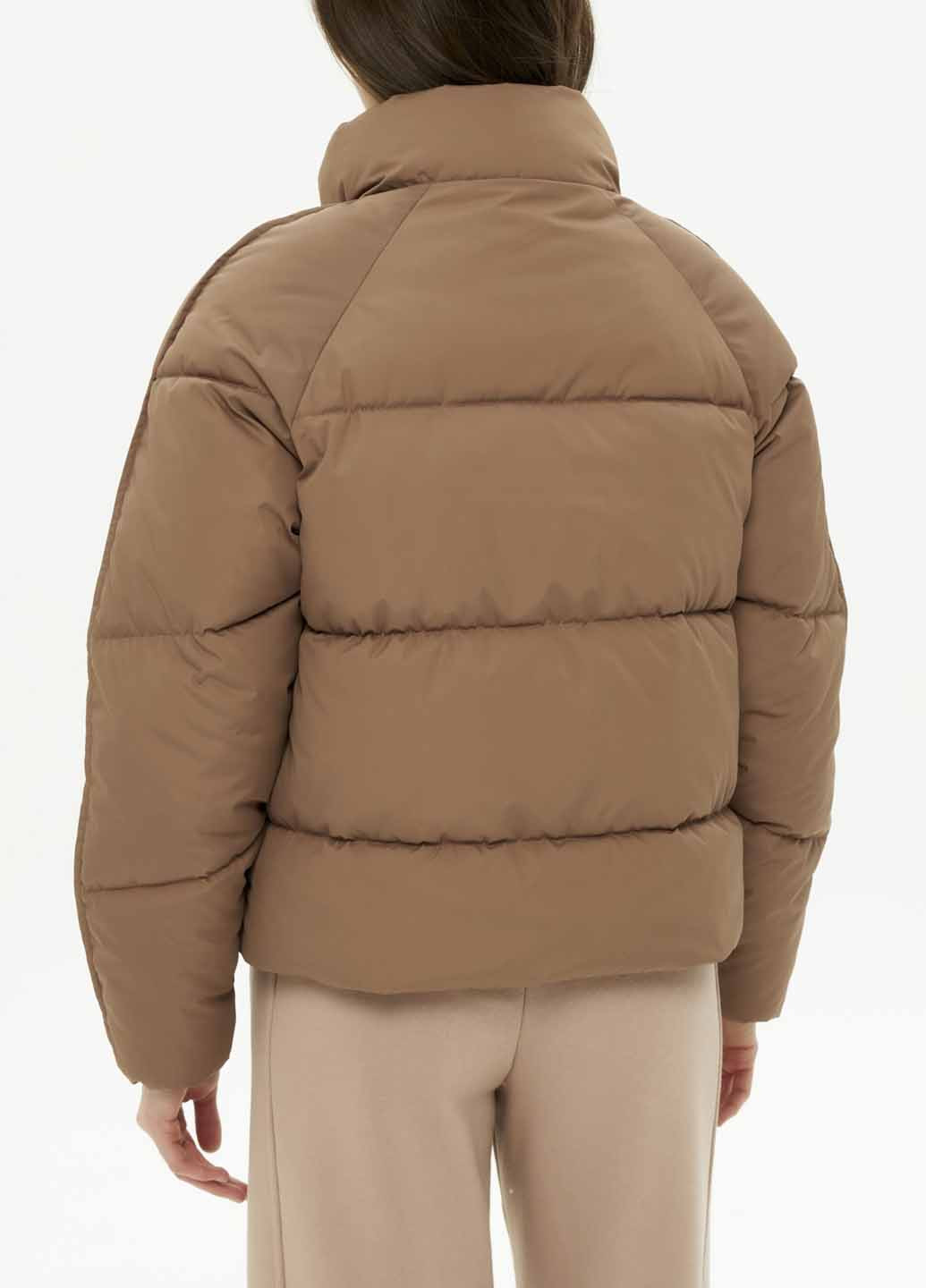 Кавовий зимній Пуховик Fashion