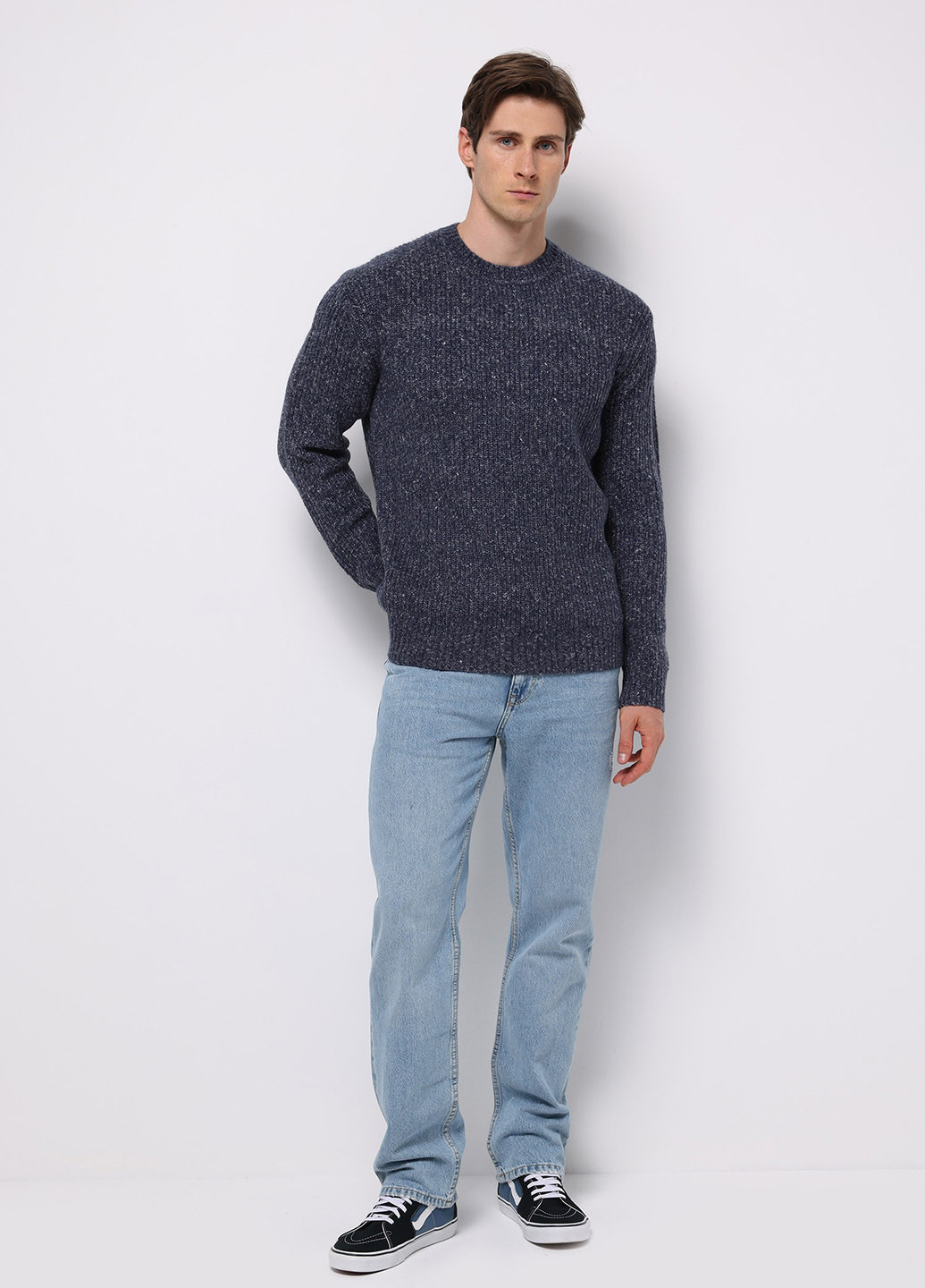 Серо-синий демисезонный джемпер джемпер Colin's