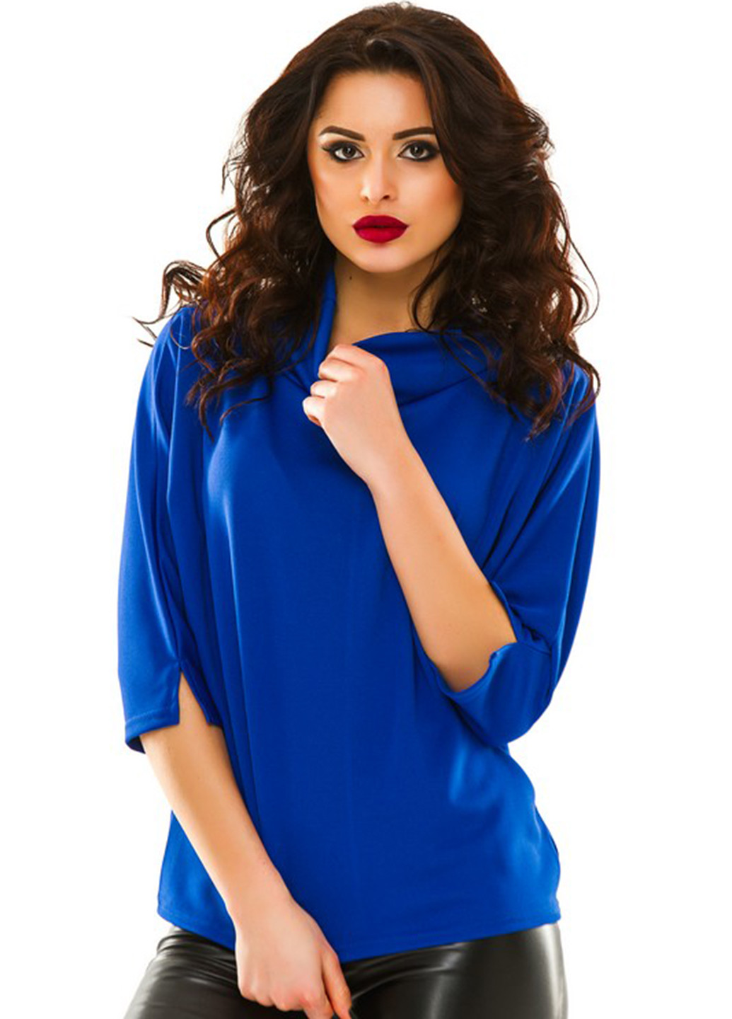 Синяя демисезонная блуза Modna Anka