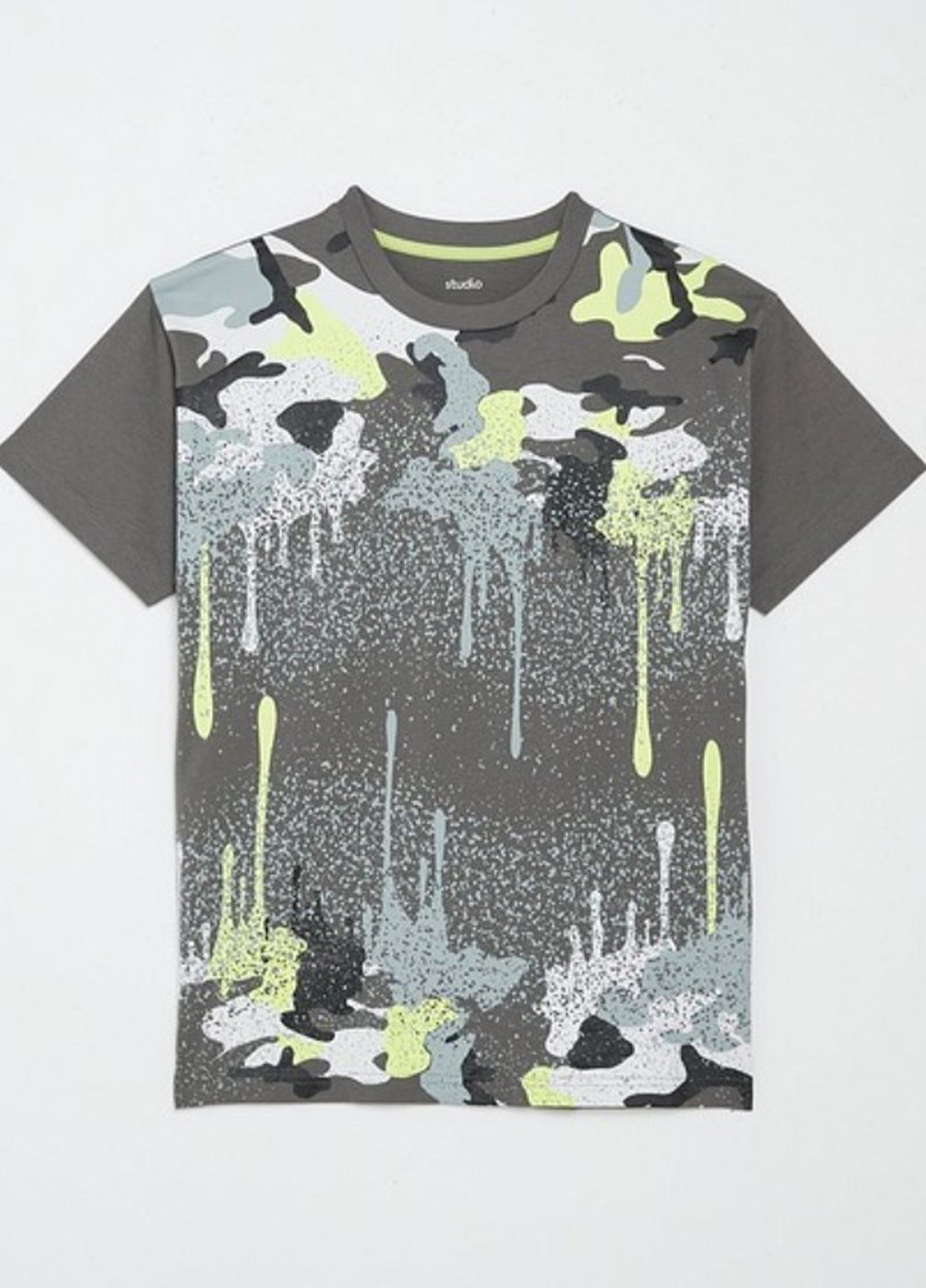 Сірий літній комплект (футболка, шорти) Studio