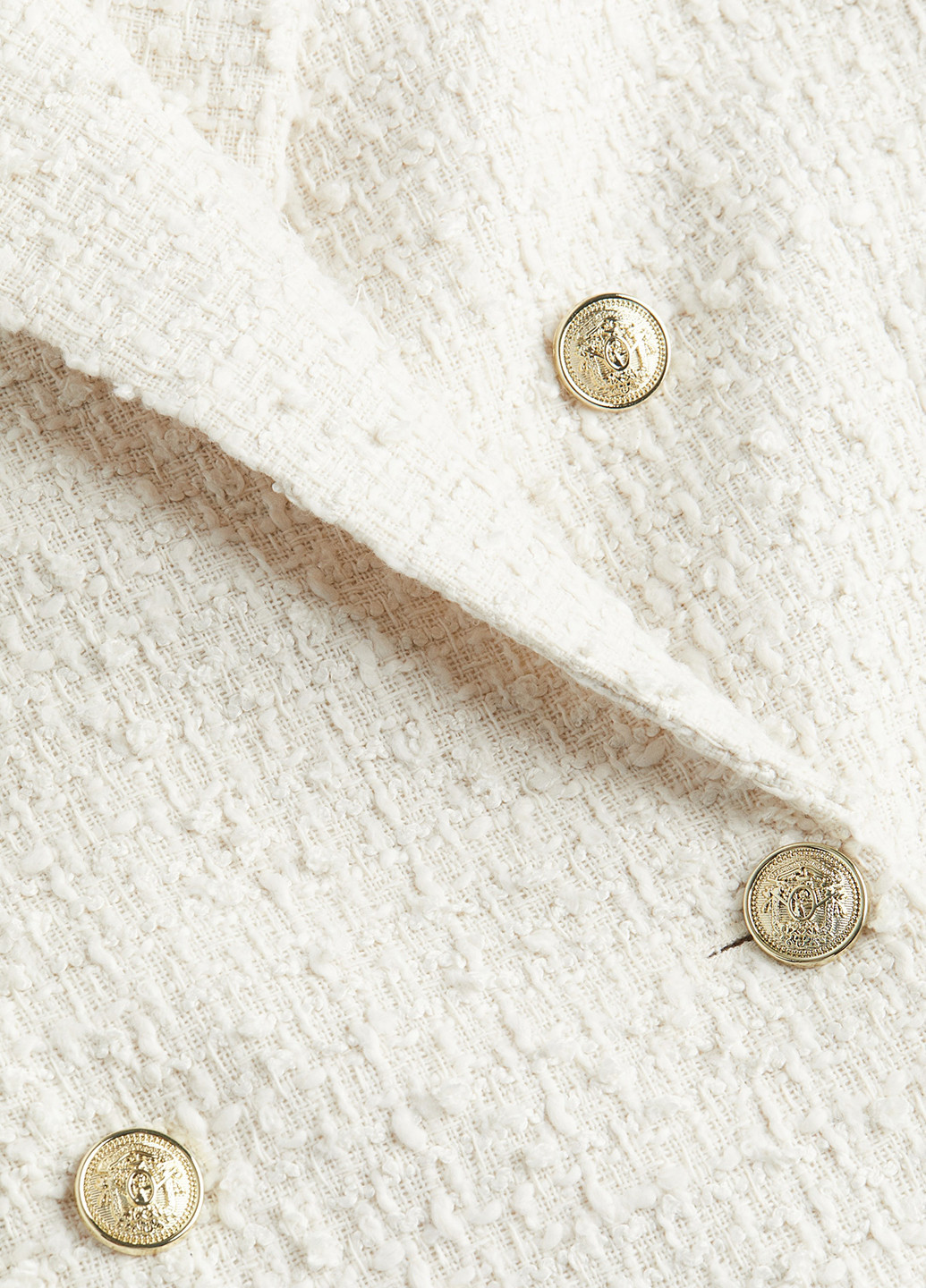 Белый женский жакет H&M однотонный - демисезонный