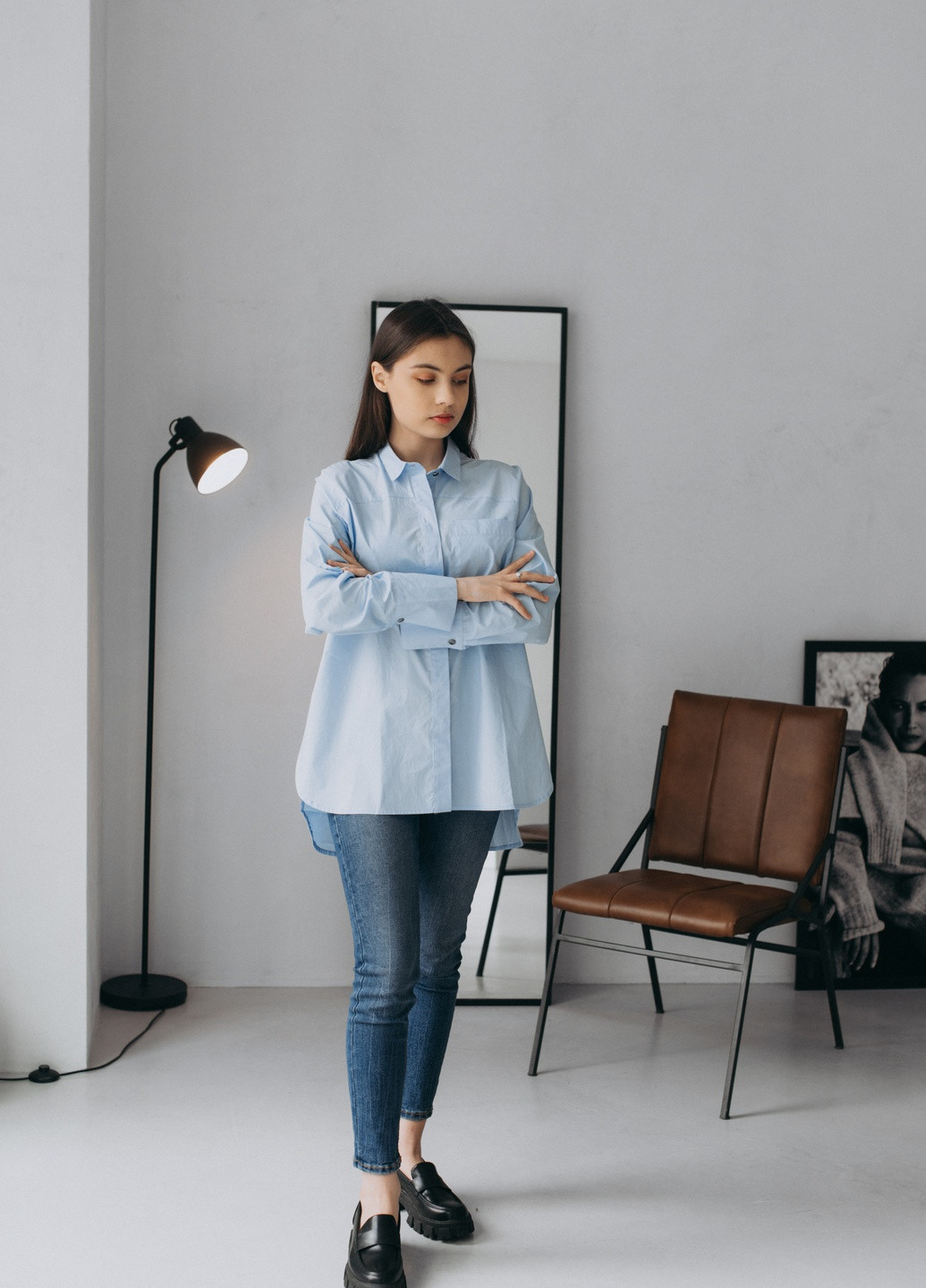 Сорочка Така Барвиста Оверсайз (253393756)