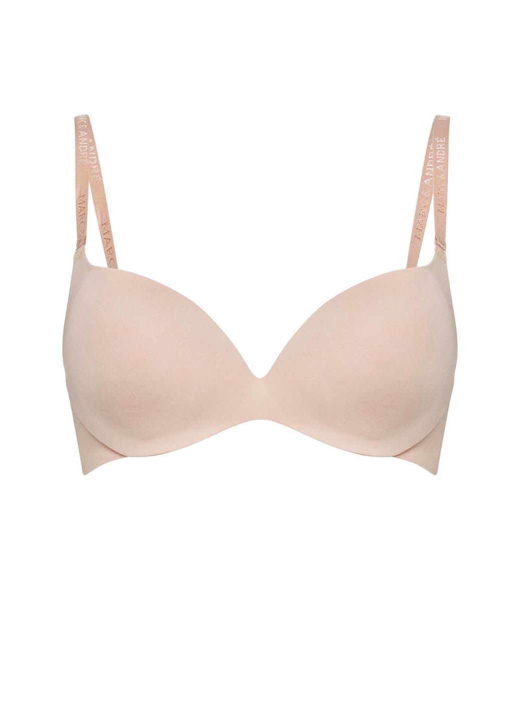 Бежевий безшовний бюстгальтер Marc & André з кісточками поліамід
