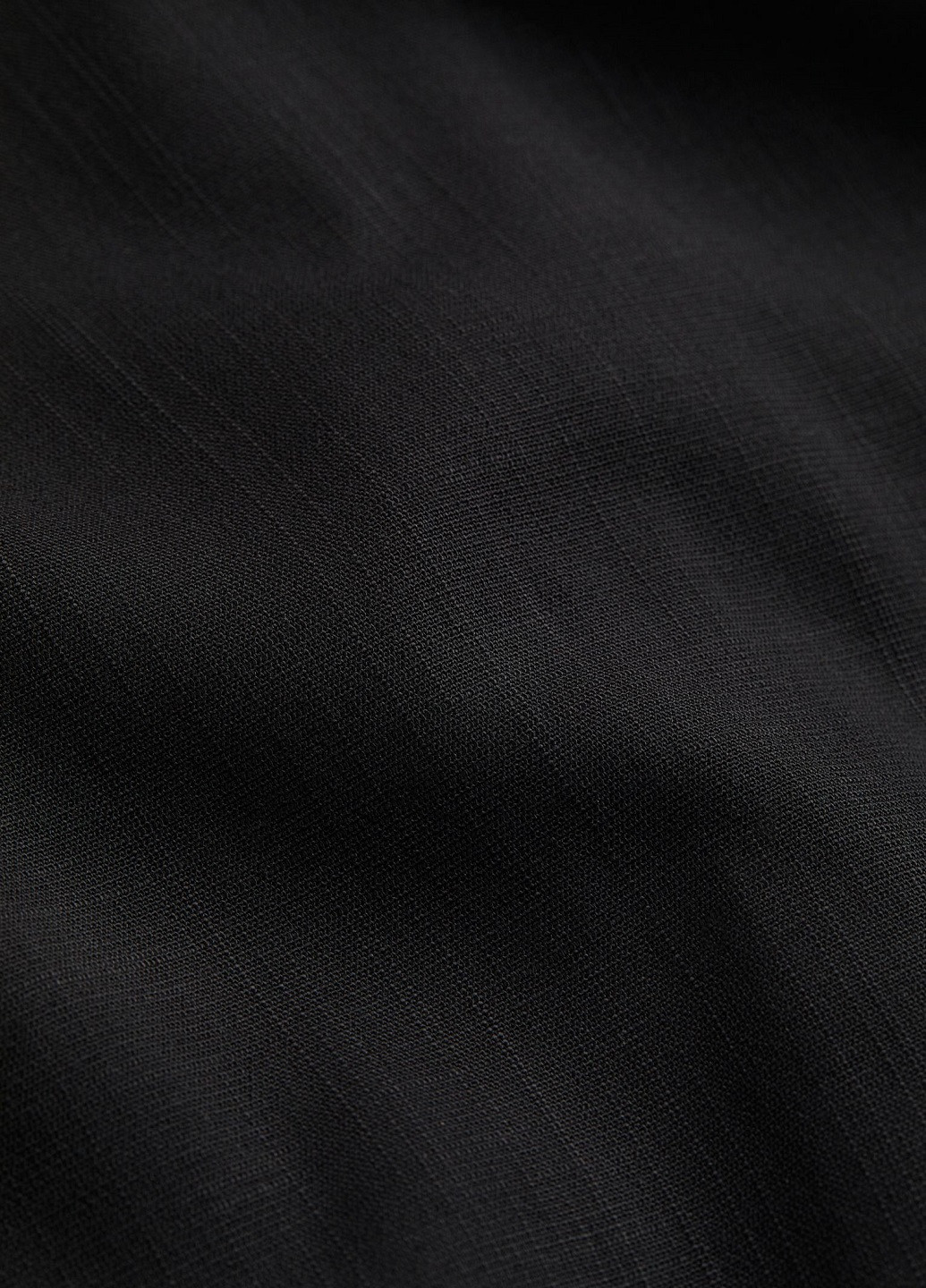 Черное кэжуал платье H&M однотонное