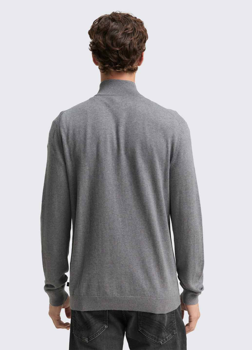 Сірий демісезонний светр Tom Tailor