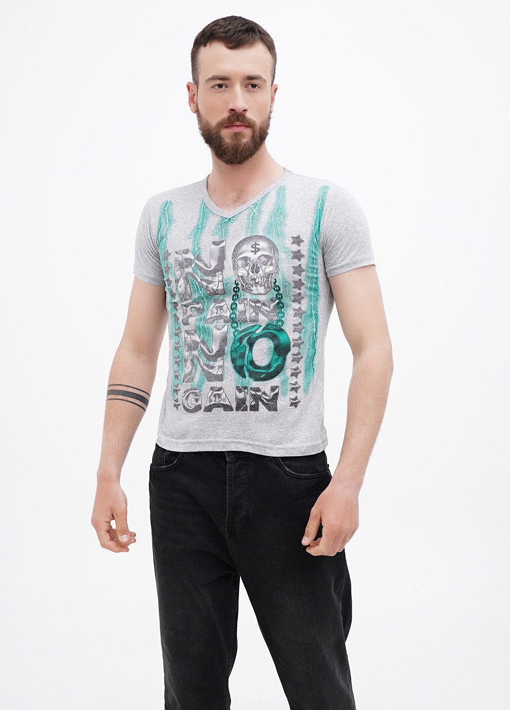 Серая футболка White Paradise