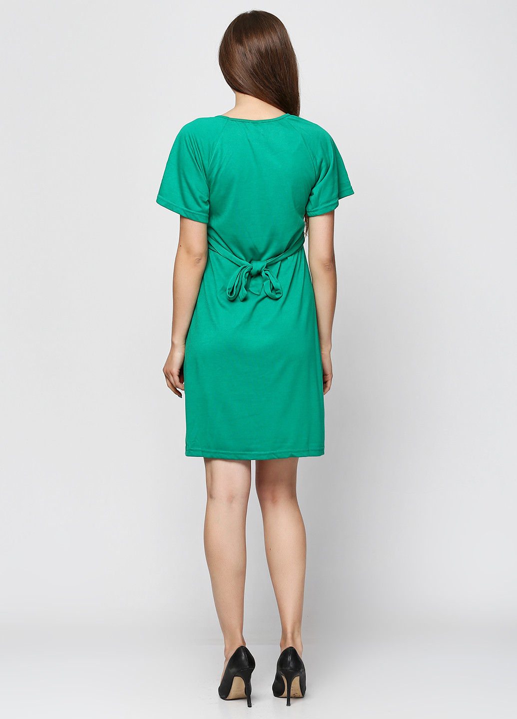 Зеленое кэжуал платье Mark