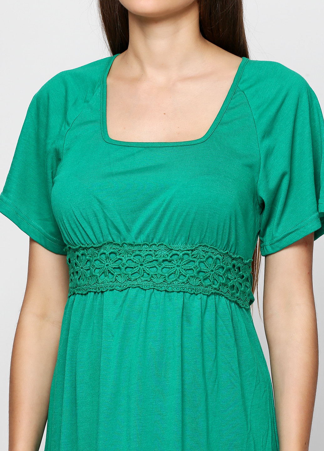 Зеленое кэжуал платье Mark