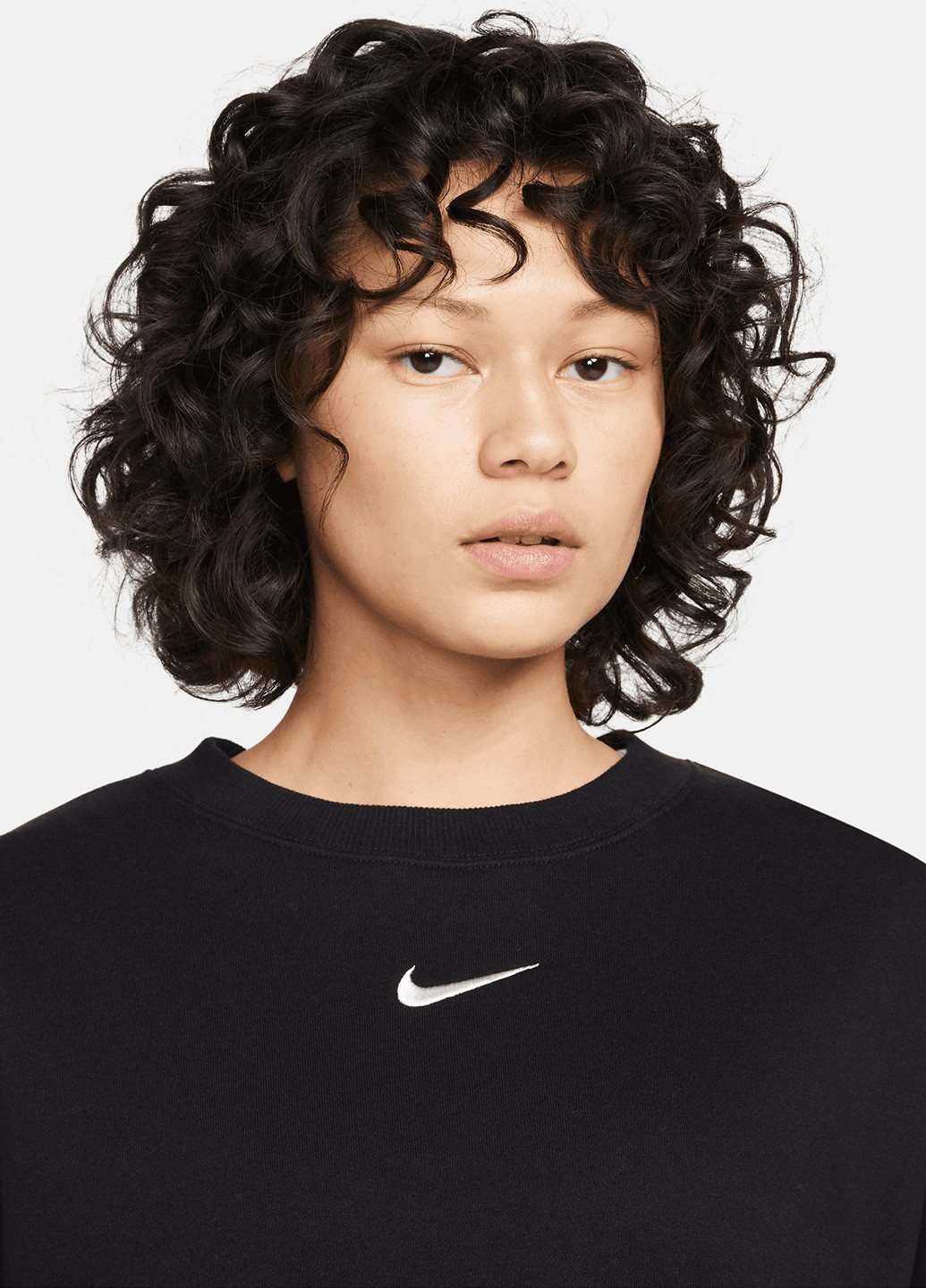 Чорний світшот Nike однотонний без декору (329148505)