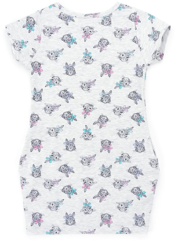 Сіра футболка з кроликами (7678-98g-gray) Breeze (205766043)