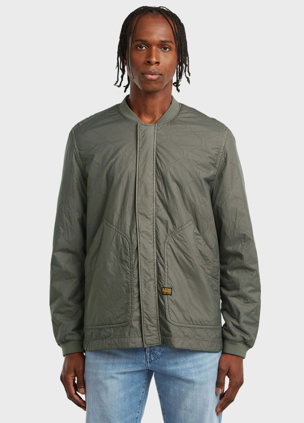 Серая демисезонная куртка G-Star Raw