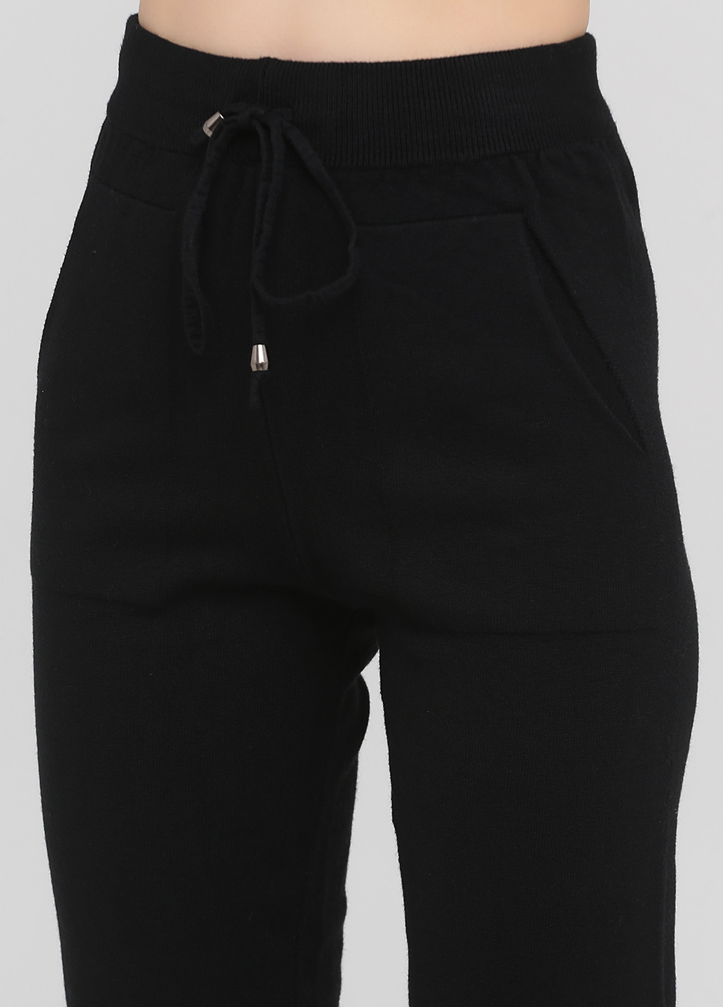 Черные кэжуал демисезонные джоггеры брюки C`est Monique