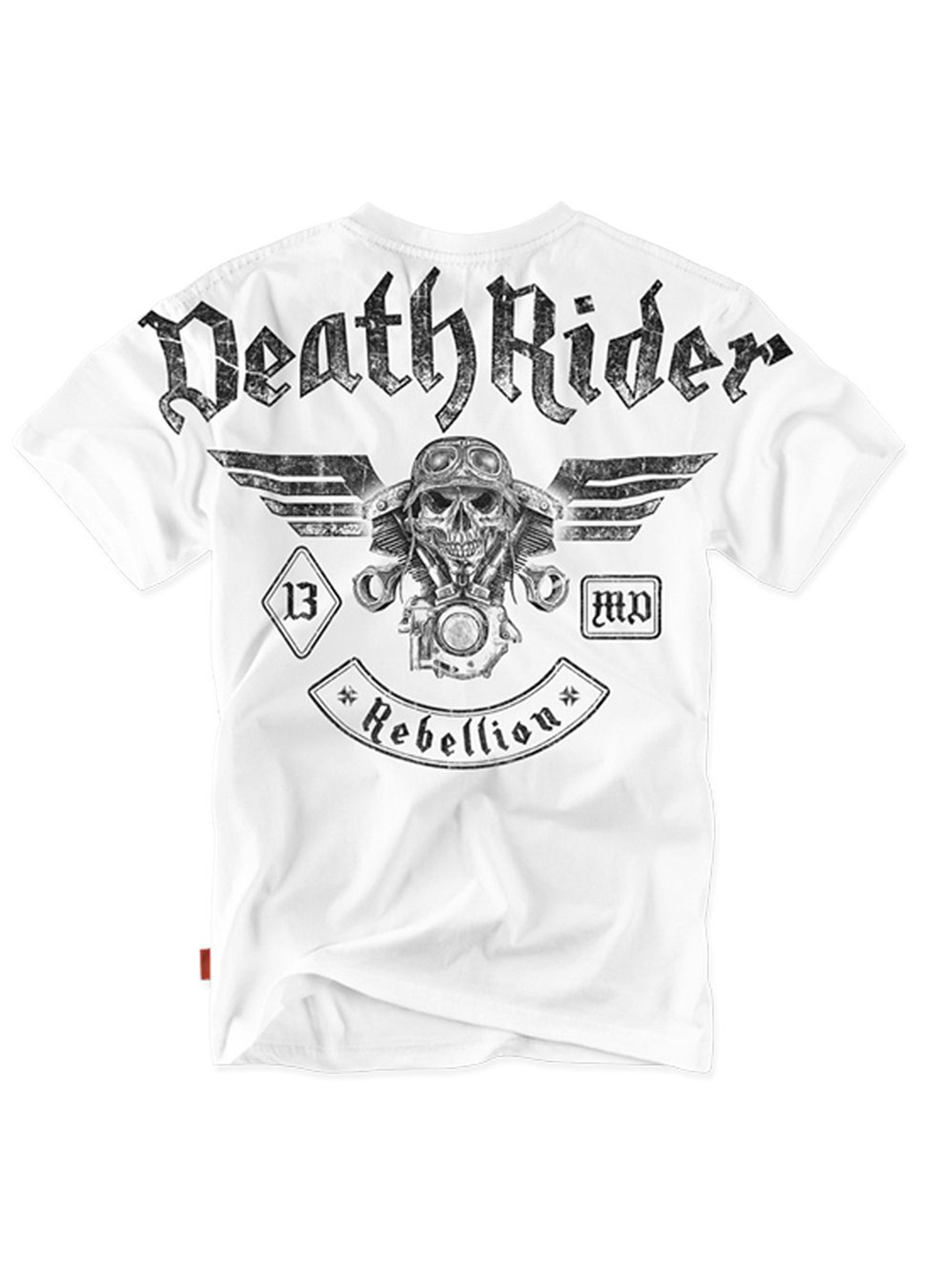 Белая футболка dobermans death rider ts128wt Dobermans Aggressive