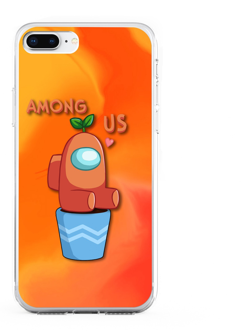Чохол силіконовий Apple Iphone Xs Max Амонг Ас Помаранчевий (Among Us Orange) (8226-2410) MobiPrint (219559000)