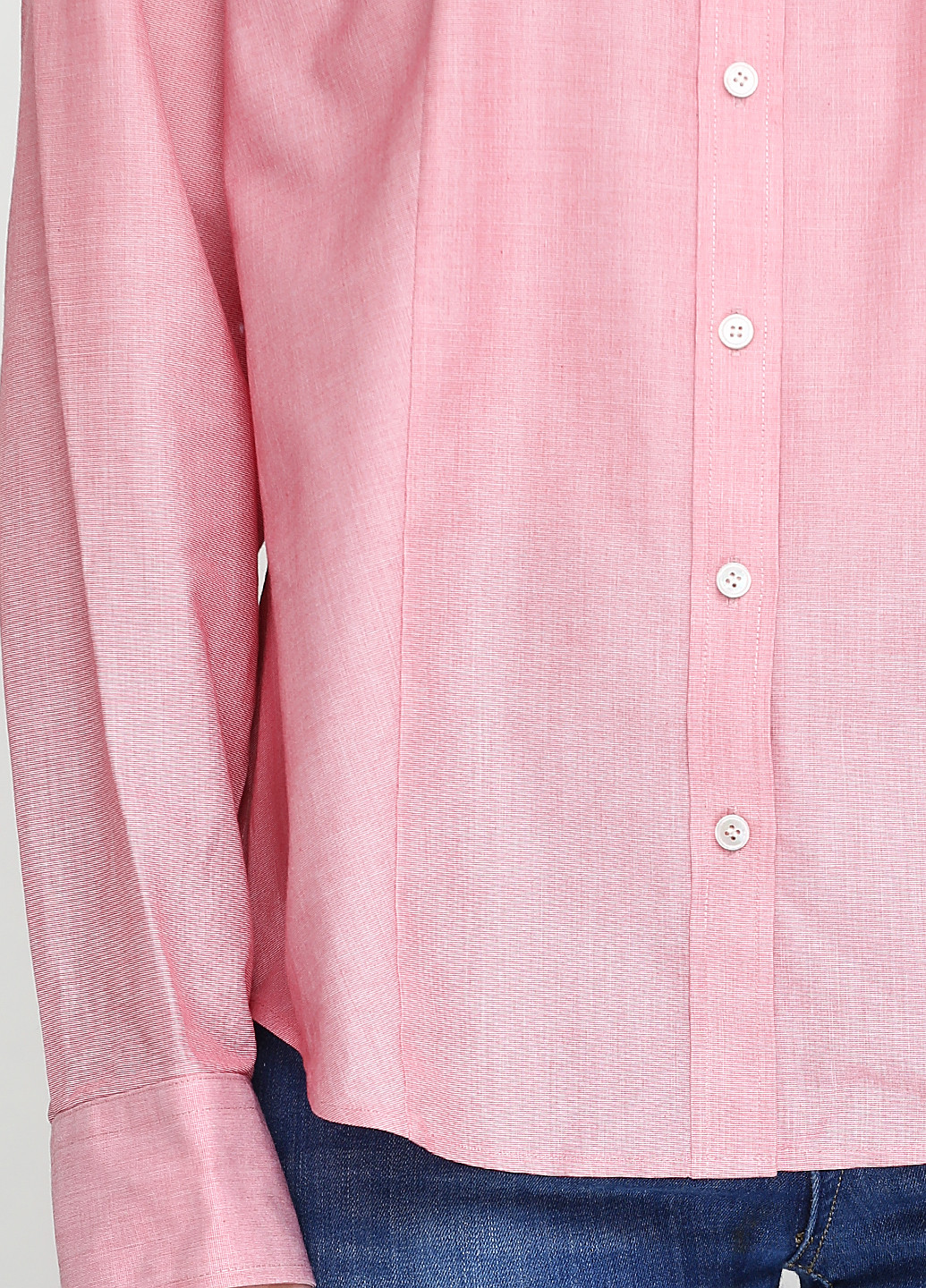 Розовая кэжуал рубашка однотонная Talbots