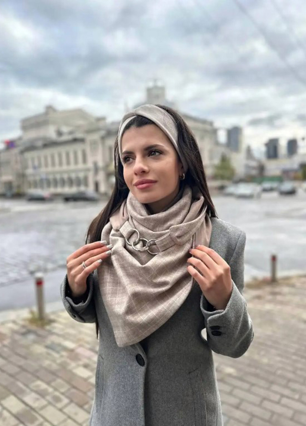 Шарф-снуд двусторонний My Scarf (369094740)