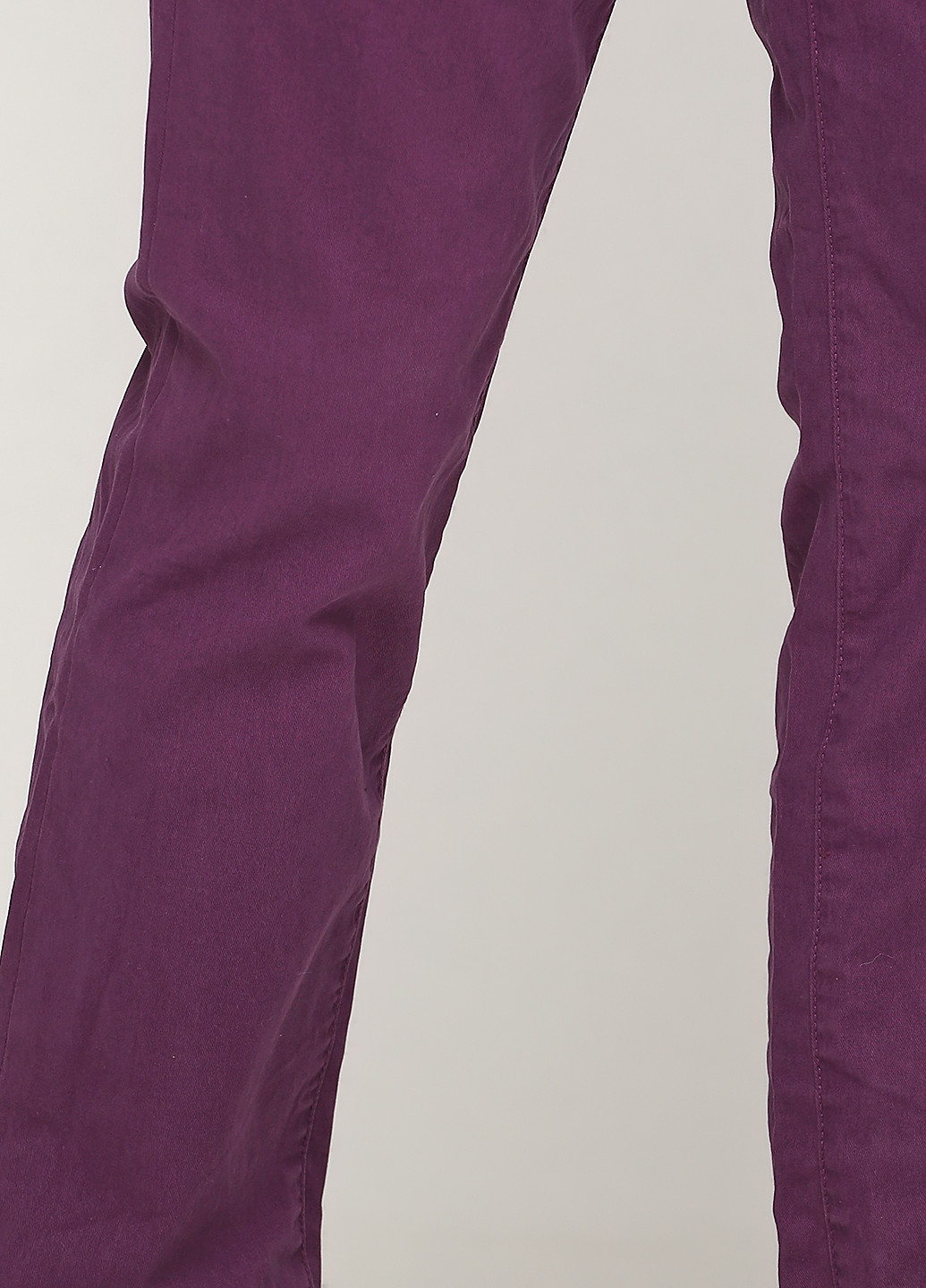 Фиолетовые кэжуал демисезонные чиносы брюки Tom Tailor