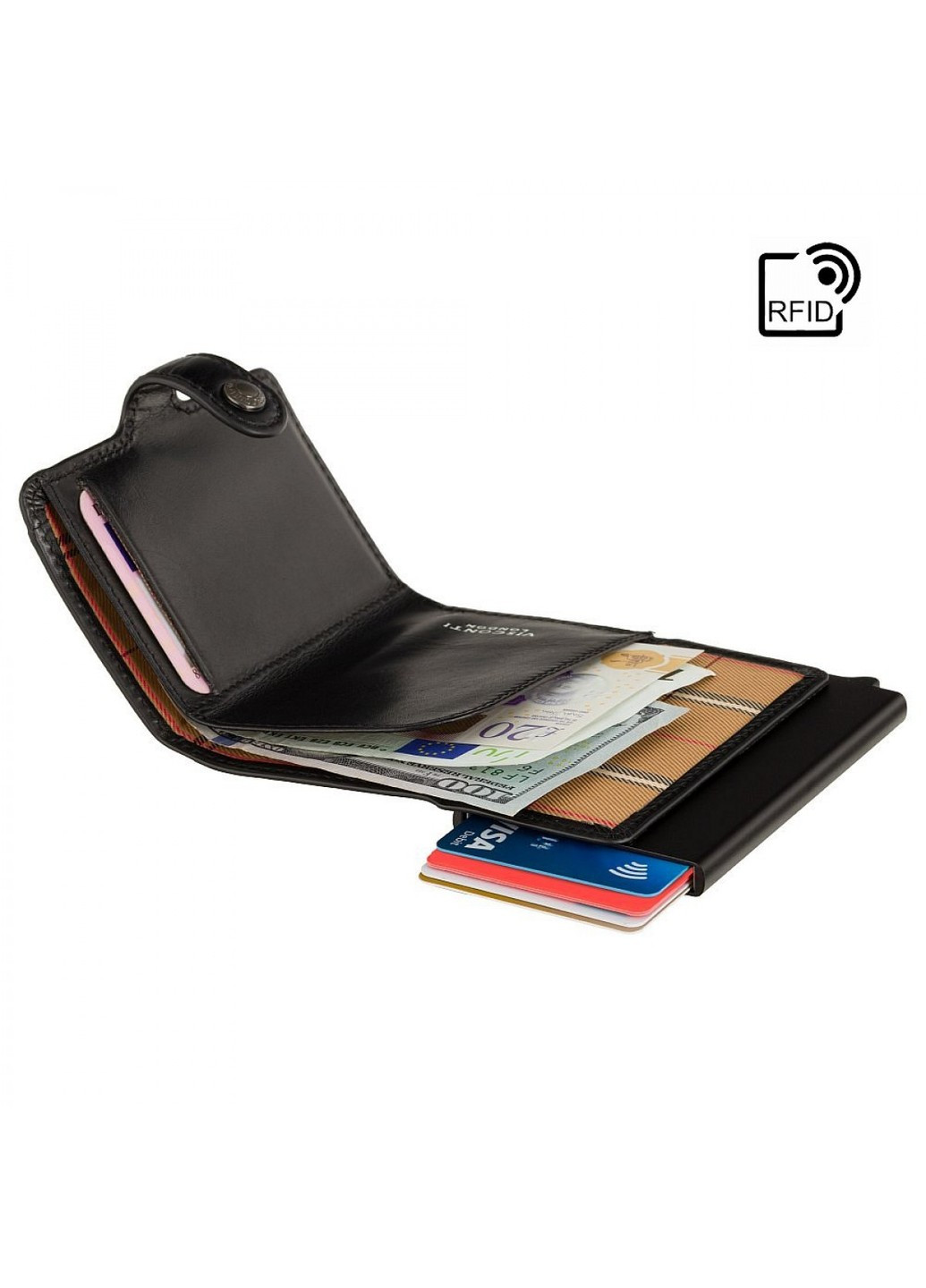 Кошелек-картхолдер мужской кожаный ENZ80 Speziale Visconti (254314679)