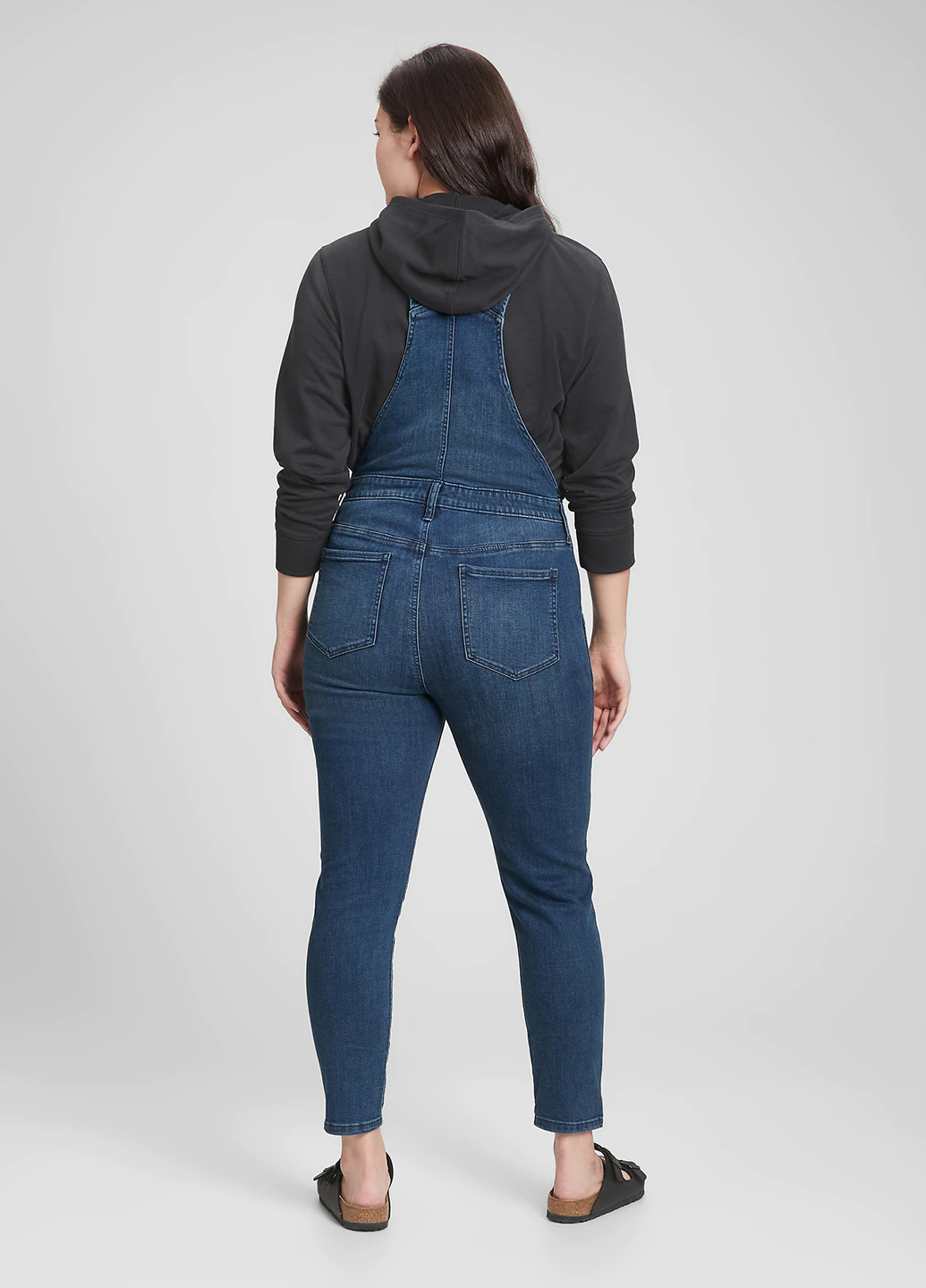 Комбінезон Gap комбінезон-брюки однотонний синій джинсовий бавовна