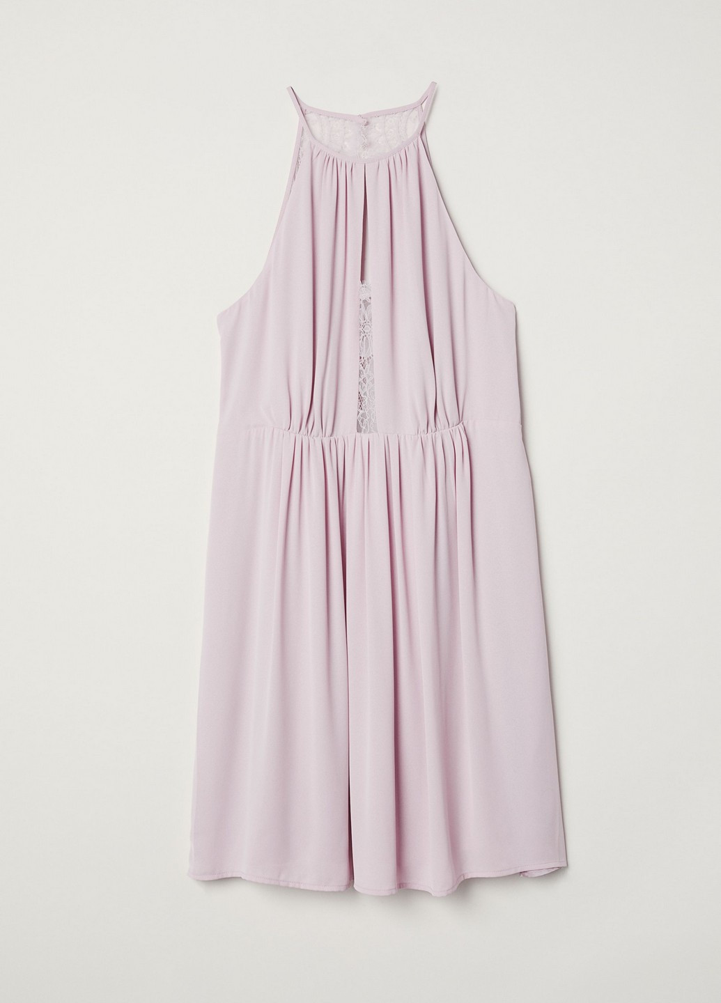 Пудрова кежуал сукня H&M однотонна
