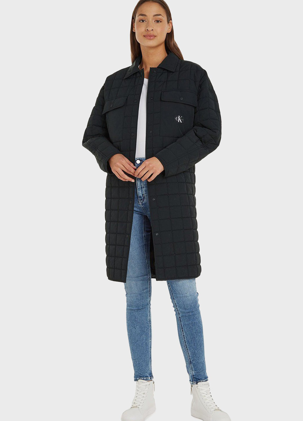 Черная зимняя куртка Calvin Klein Jeans