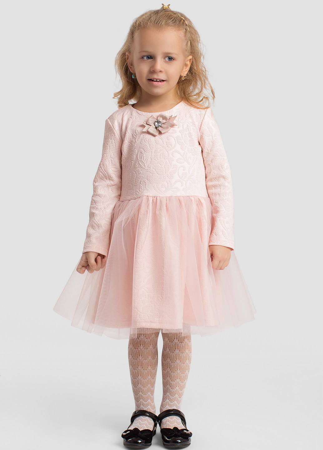 Светло-розовое платье Modna Anka (97675455)