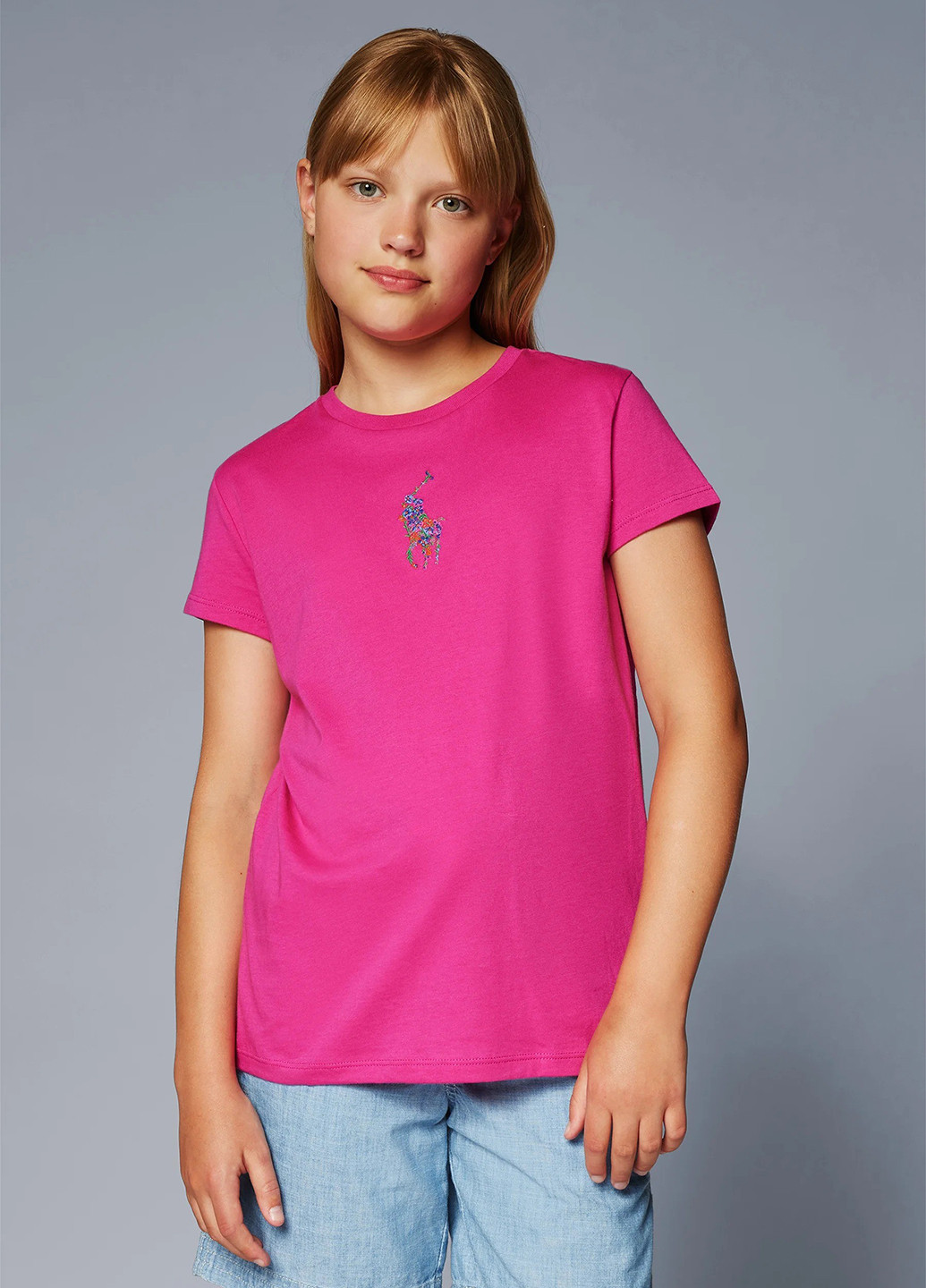 Рожева літня футболка Ralph Lauren