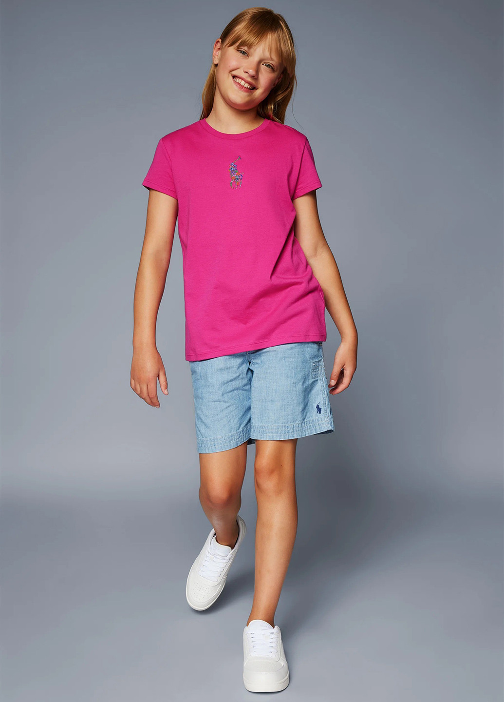 Рожева літня футболка Ralph Lauren