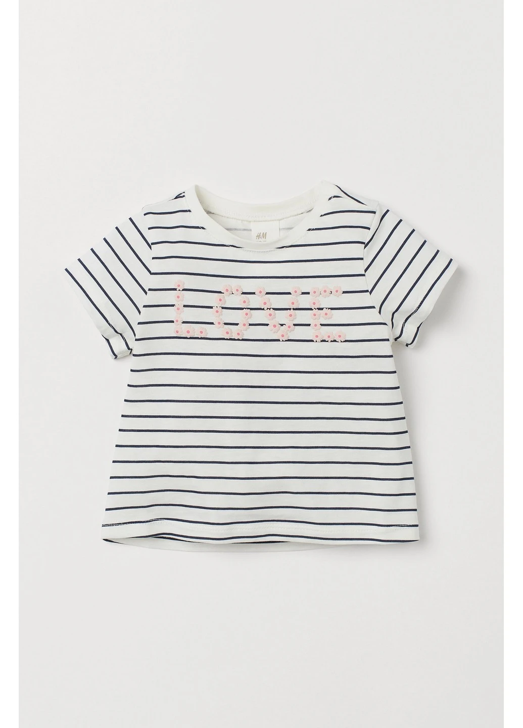 Біла демісезонна футболка H&M