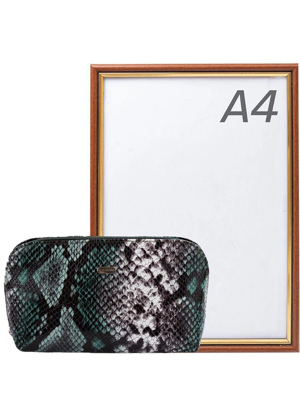 Жіноча шкіряна косметичка (SHI205-728) 21х11х6,5 см Canpellini (253490814)