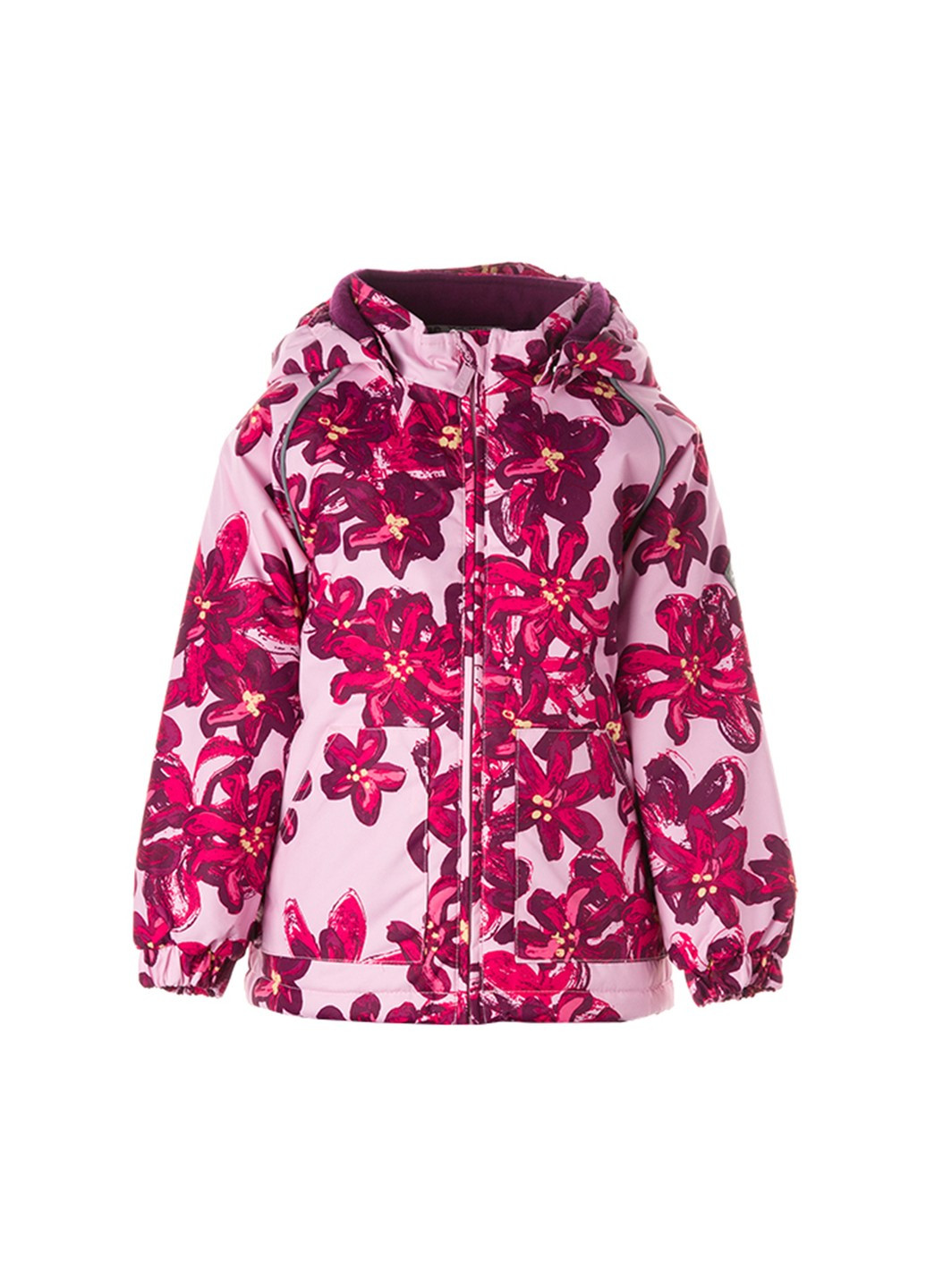 Розовая зимняя куртка демисезонная virgo 1 Huppa