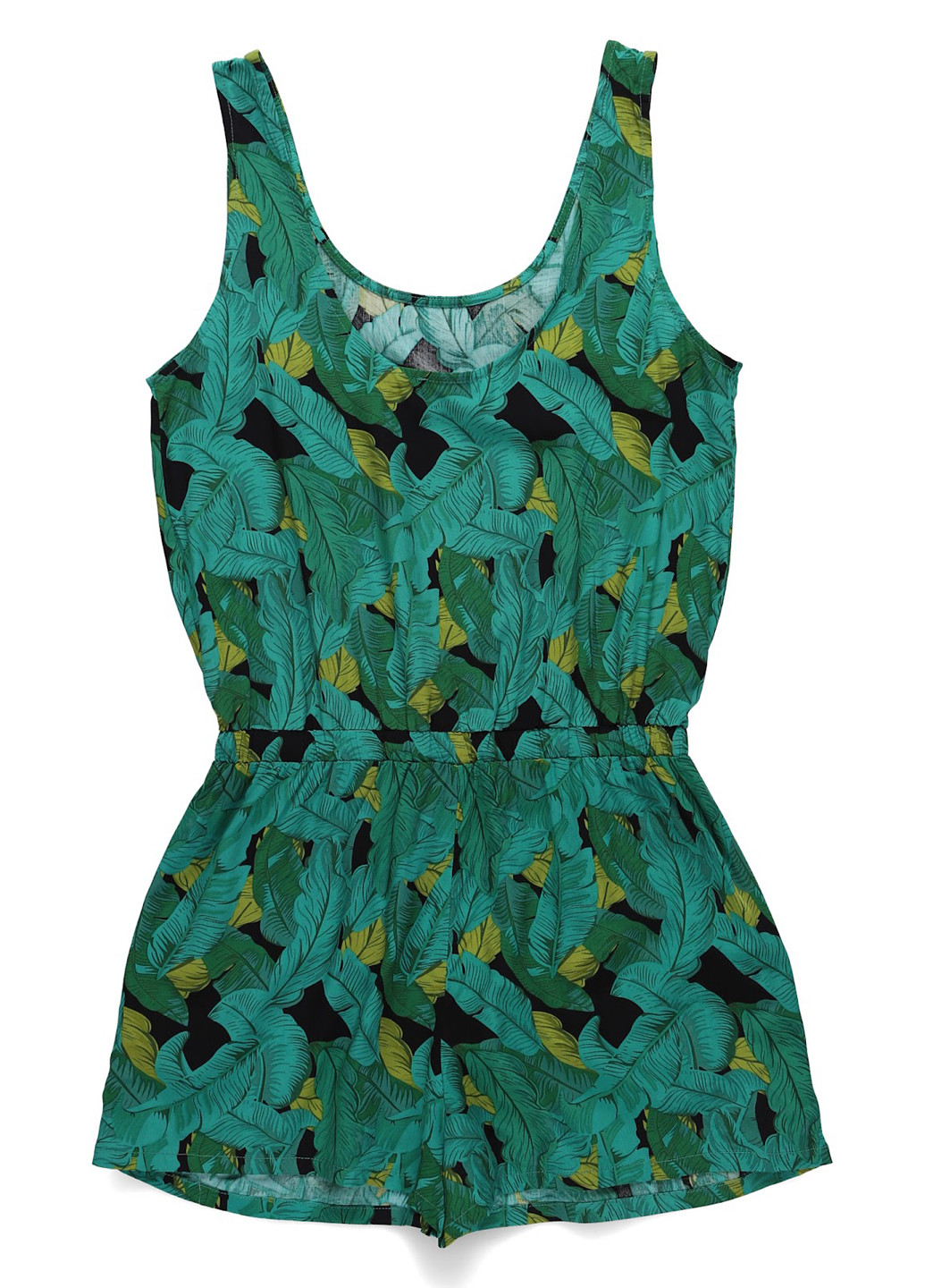 Комбінезон Twintip комбінезон-шорти малюнок зелений кежуал віскоза