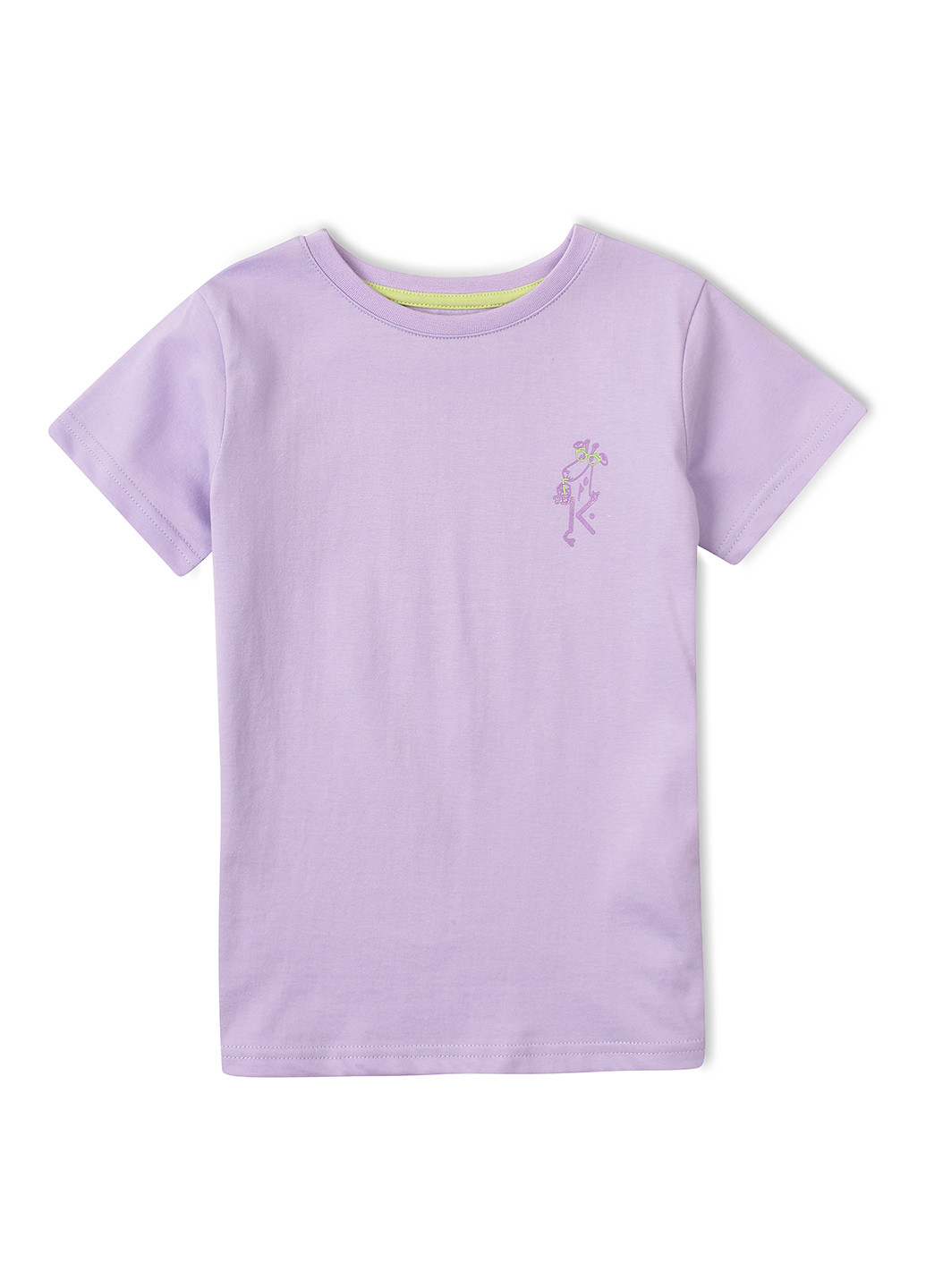 Сиреневая летняя футболка KRAKO