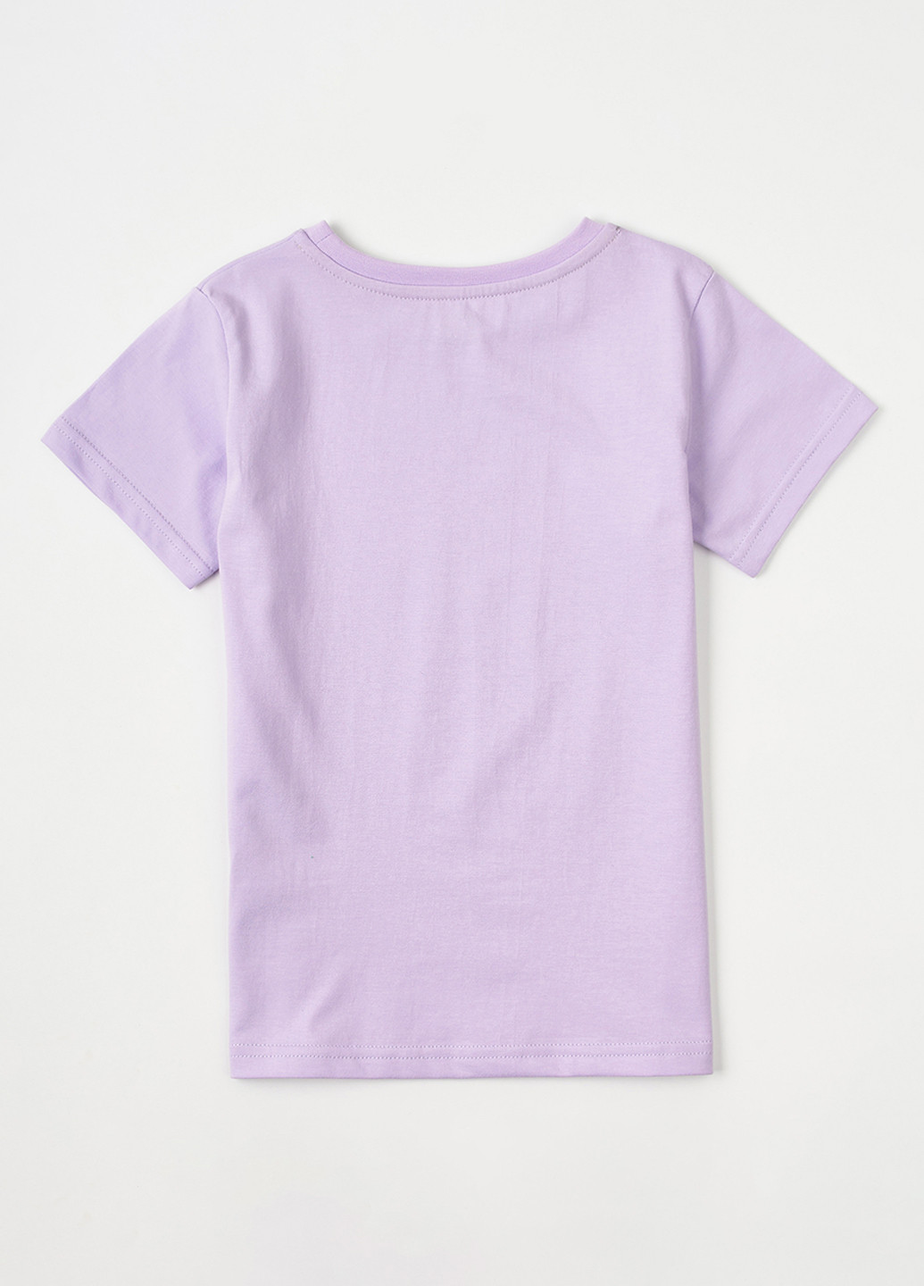 Сиреневая летняя футболка KRAKO