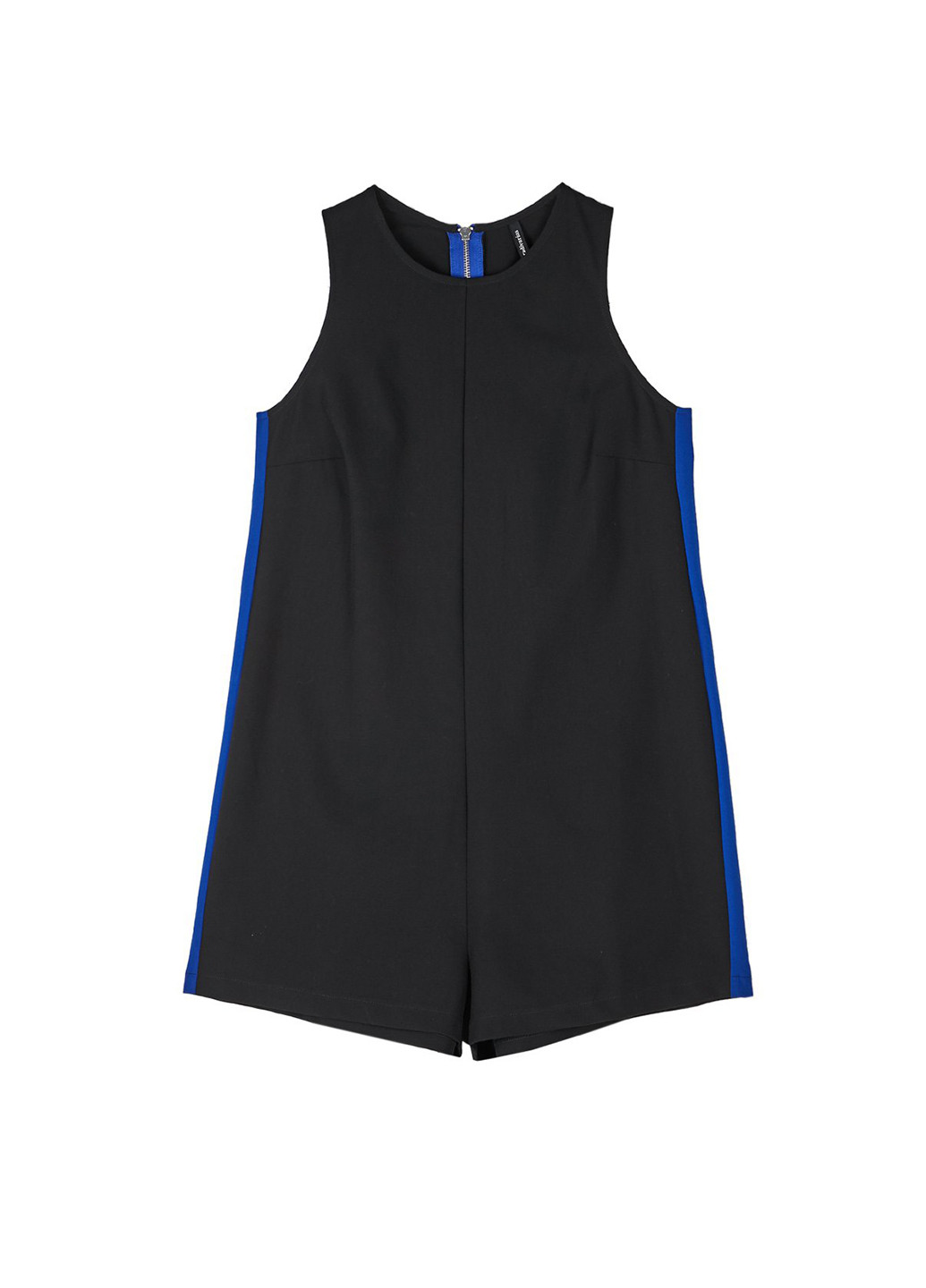 Комбінезон Stradivarius комбінезон-шорти однотонний чорний кежуал поліестер