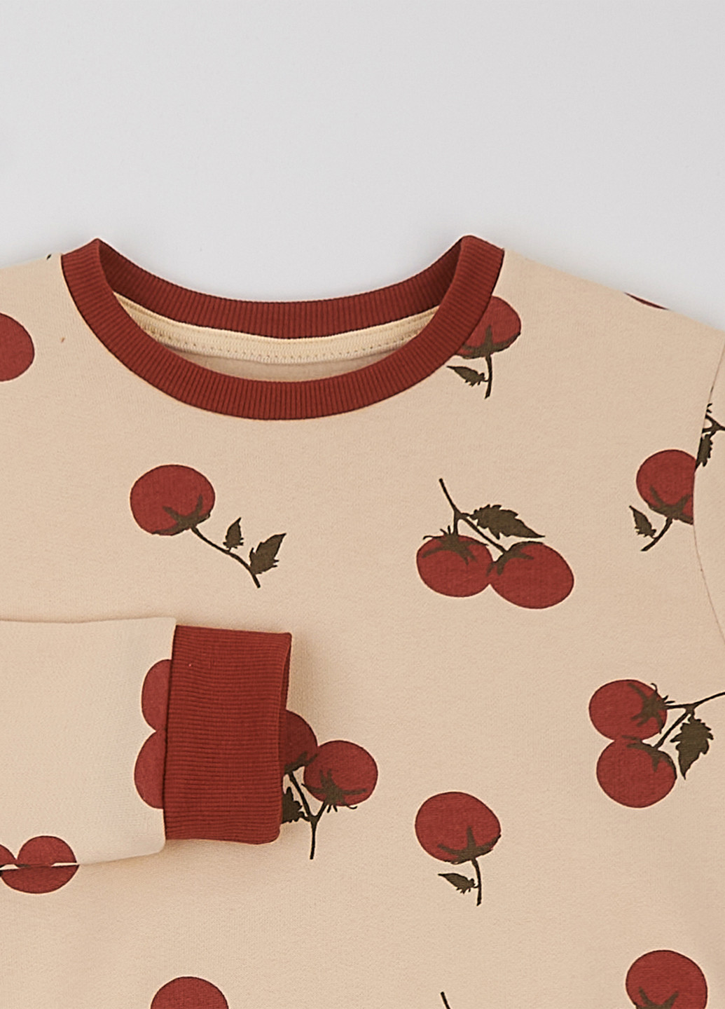 Бежевий світшот ArDoMi малюнок без декору (307510748)