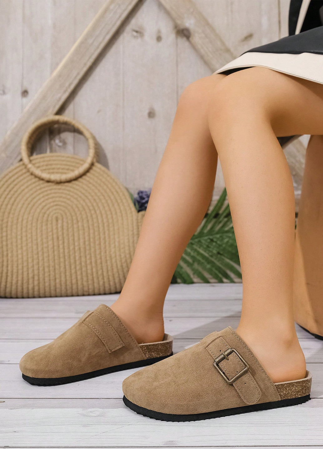 Песочные тапочки SHEIN