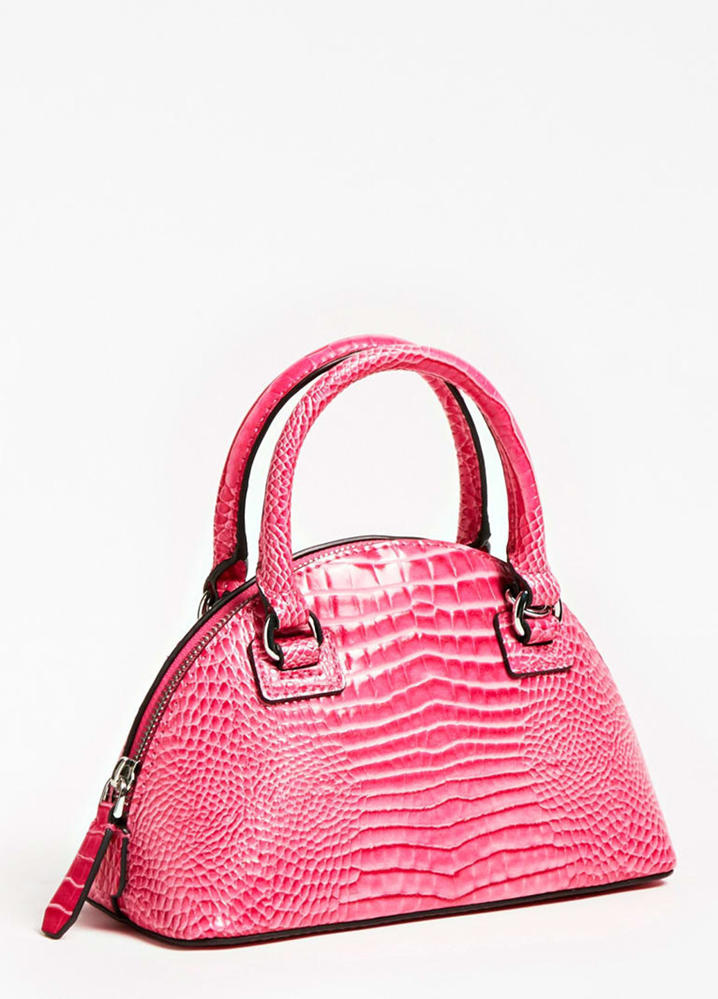 Сумка Shilan croc mini 616 Малиновий Guess (317427883)
