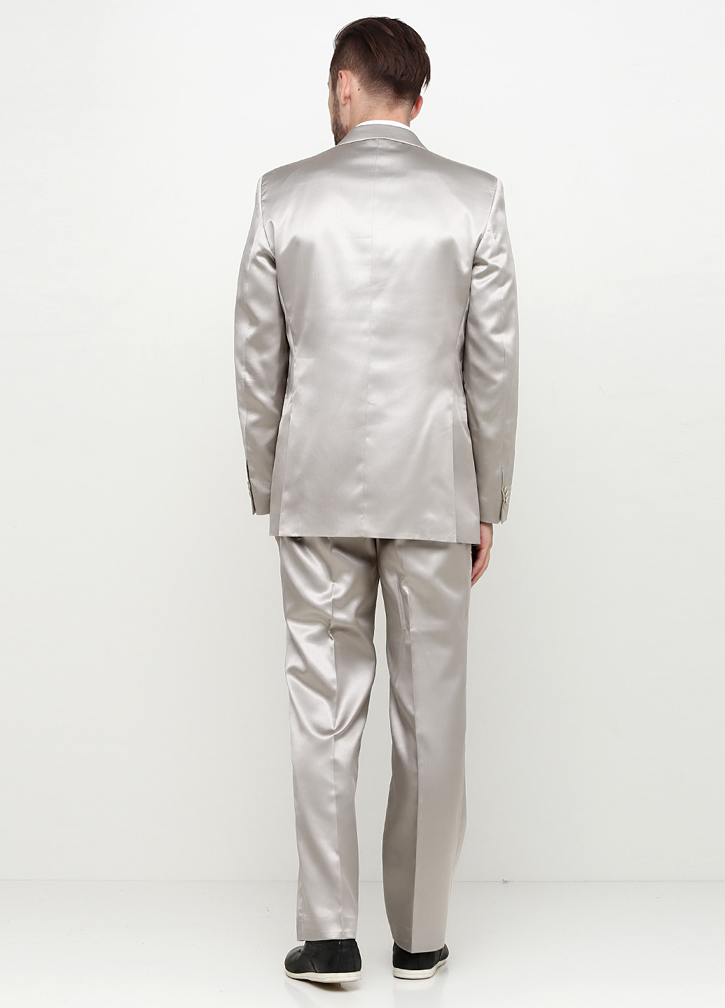 Світло-сірий демісезонний костюм (піджак, брюки) брючний Galant