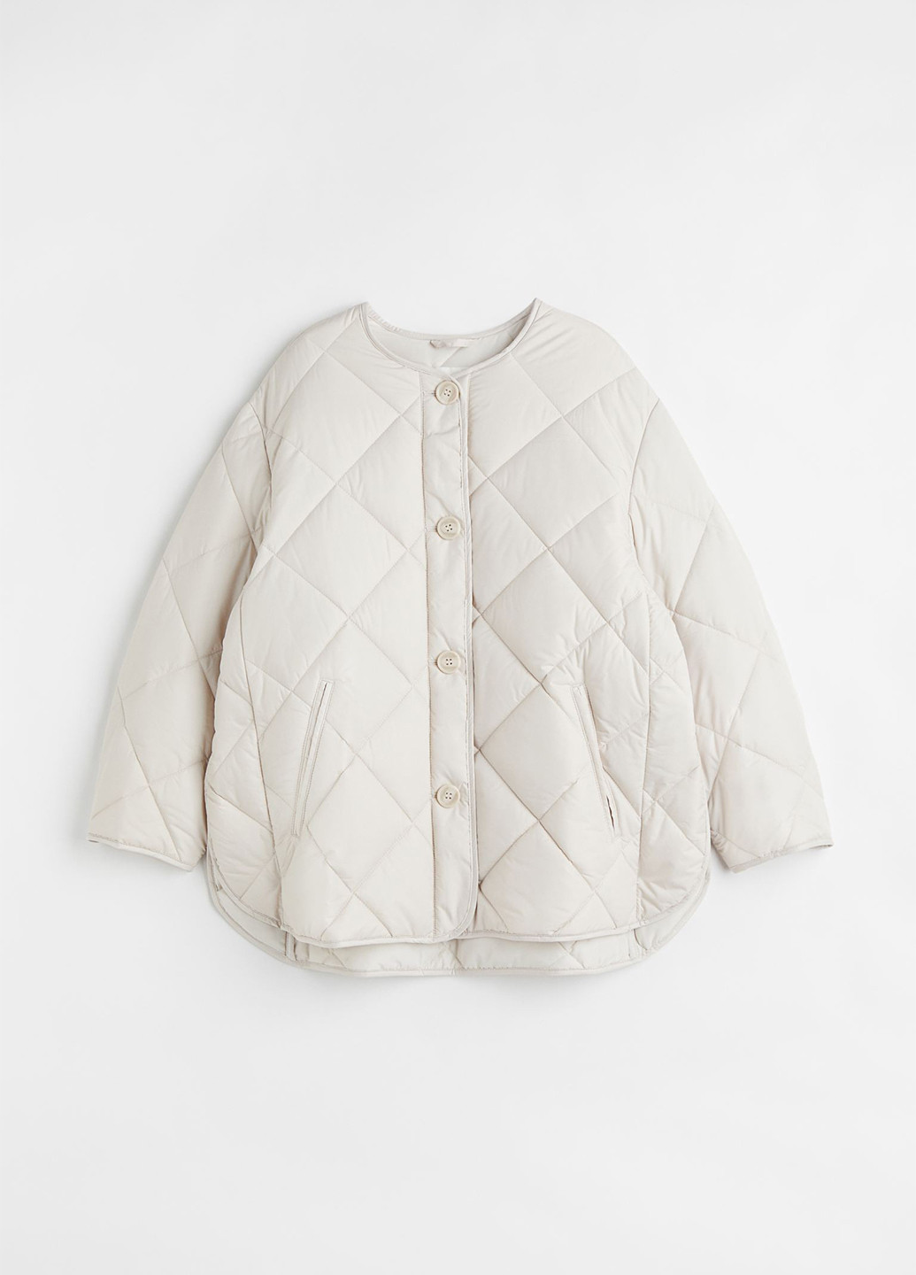 Светло-бежевая демисезонная куртка H&M