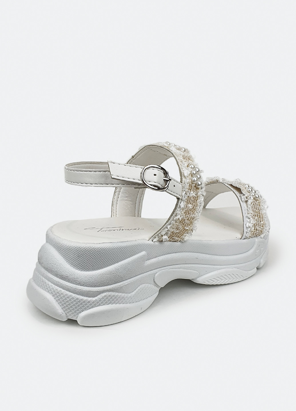 Стильні сандалі з намистинками на платформі 40 Fashion (227990546)