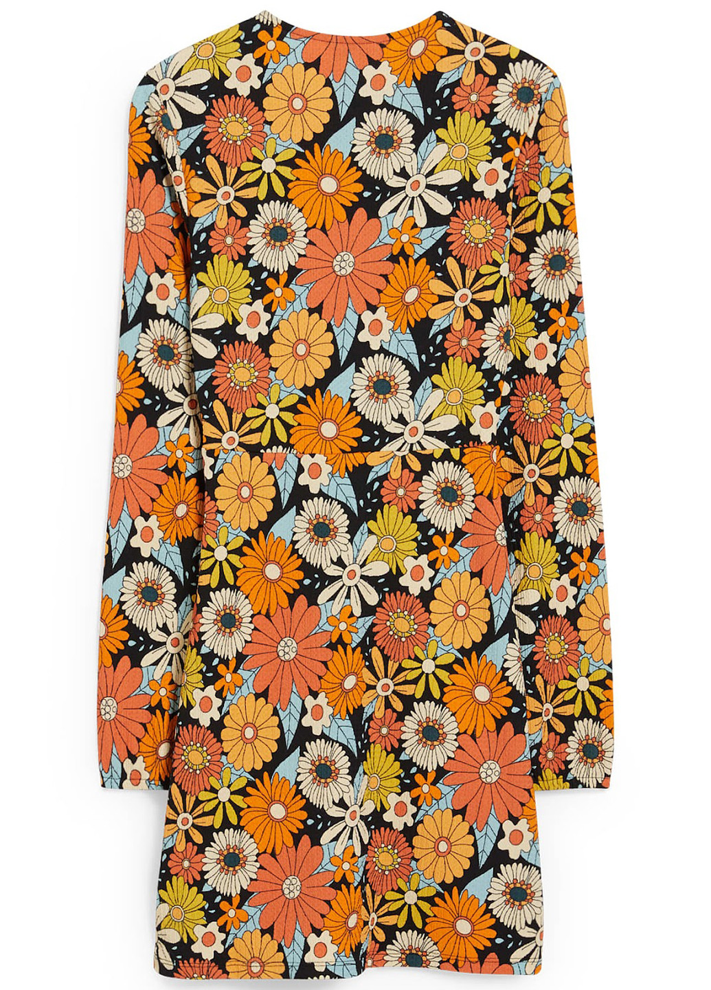 Комбинированное кэжуал платье силуэтная C&A с цветочным принтом