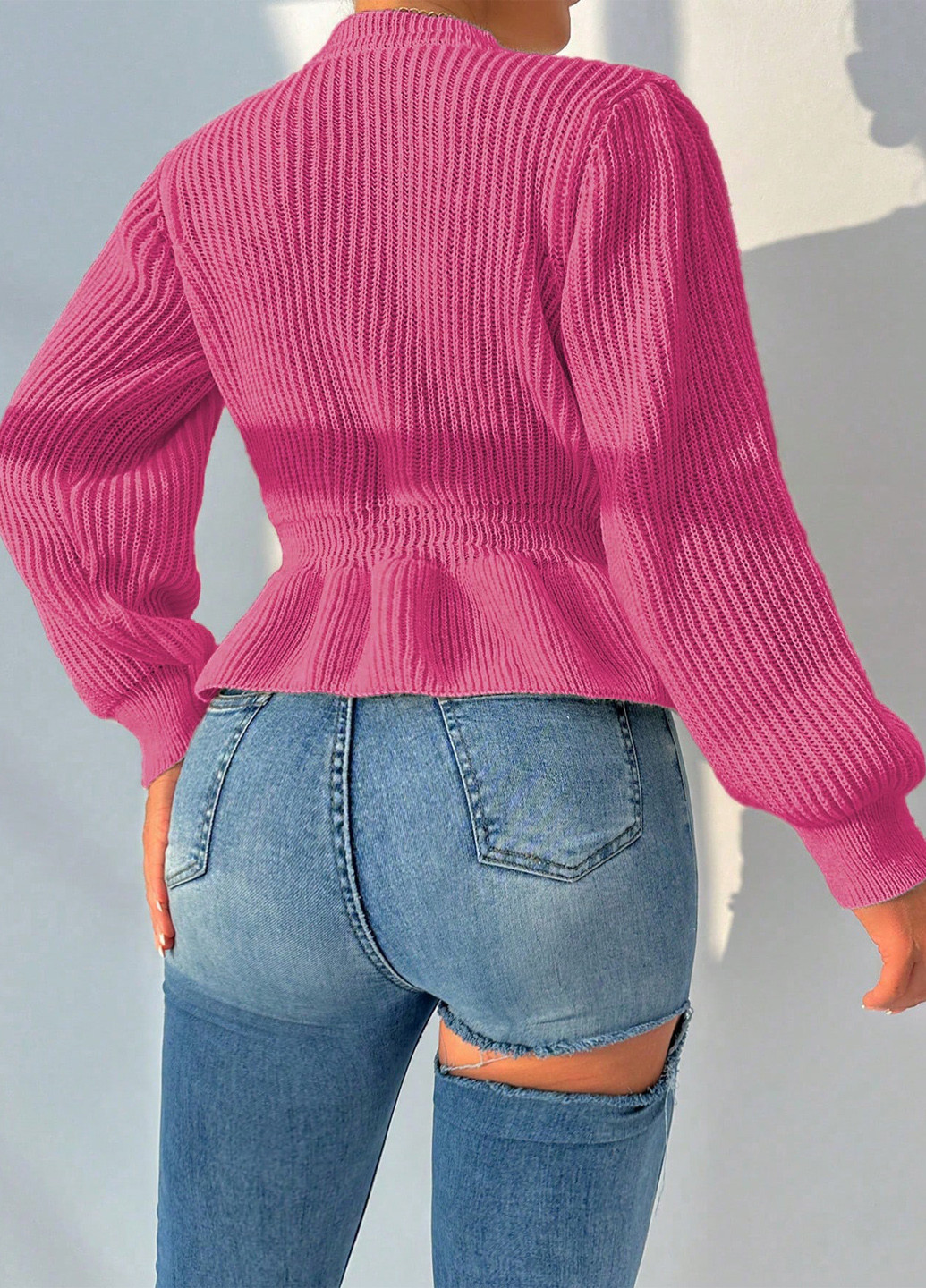 Розовый демисезонный джемпер джемпер SHEIN